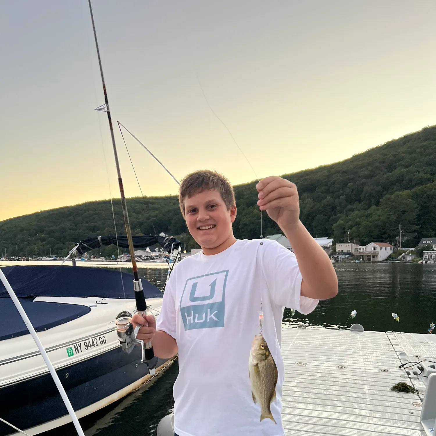 White perch caught on Fishbrain