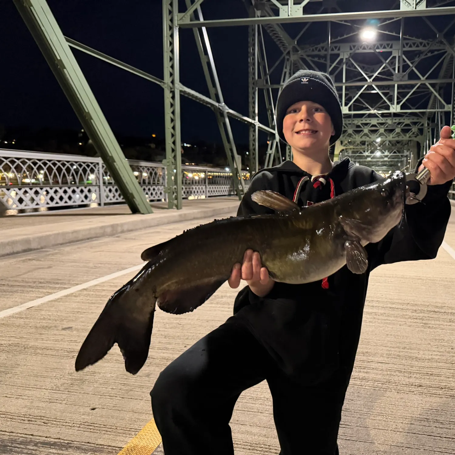 Channel catfish caught on Fishbrain