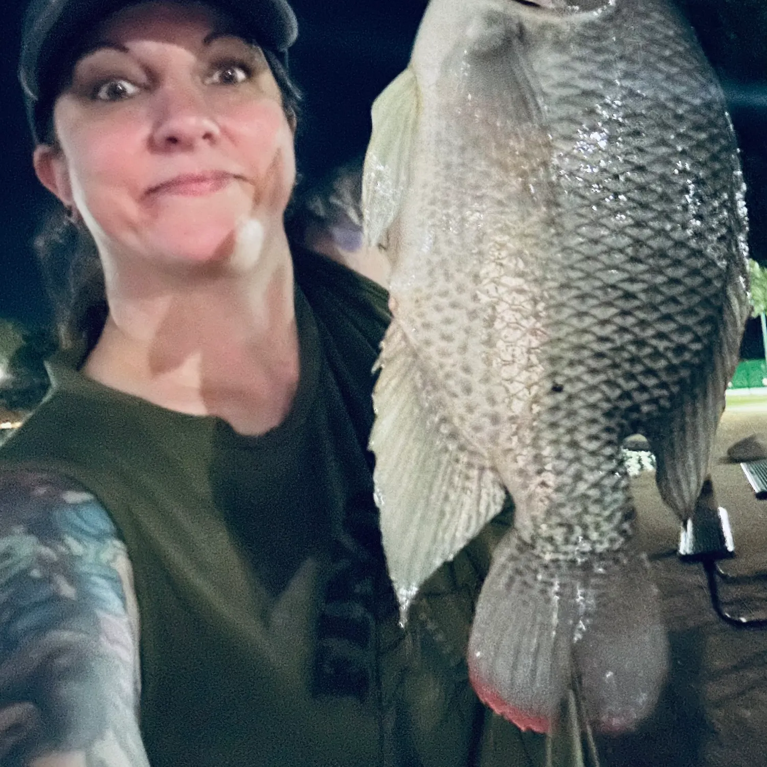 Nile tilapia caught on Fishbrain
