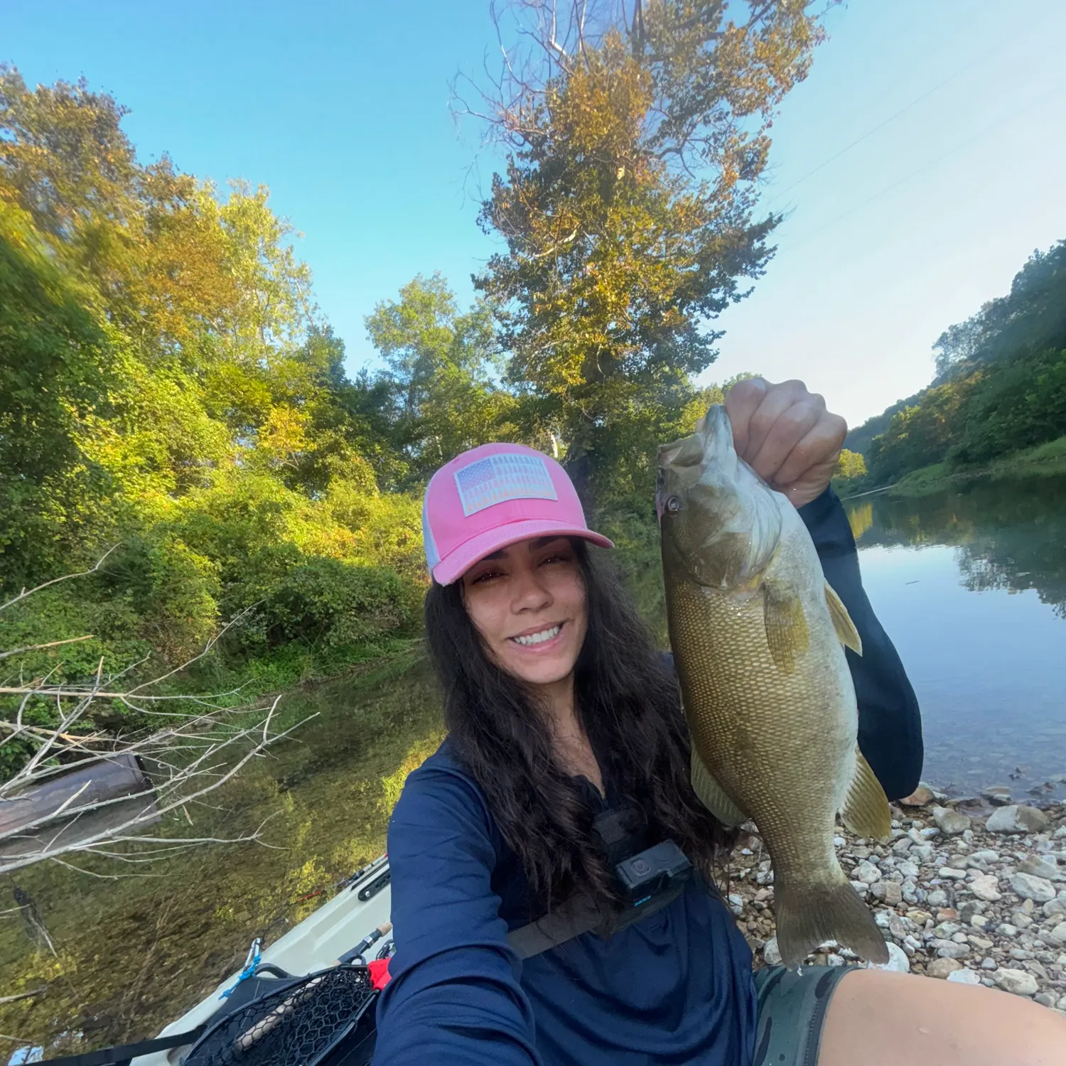 Smallmouth bass caught on Fishbrain