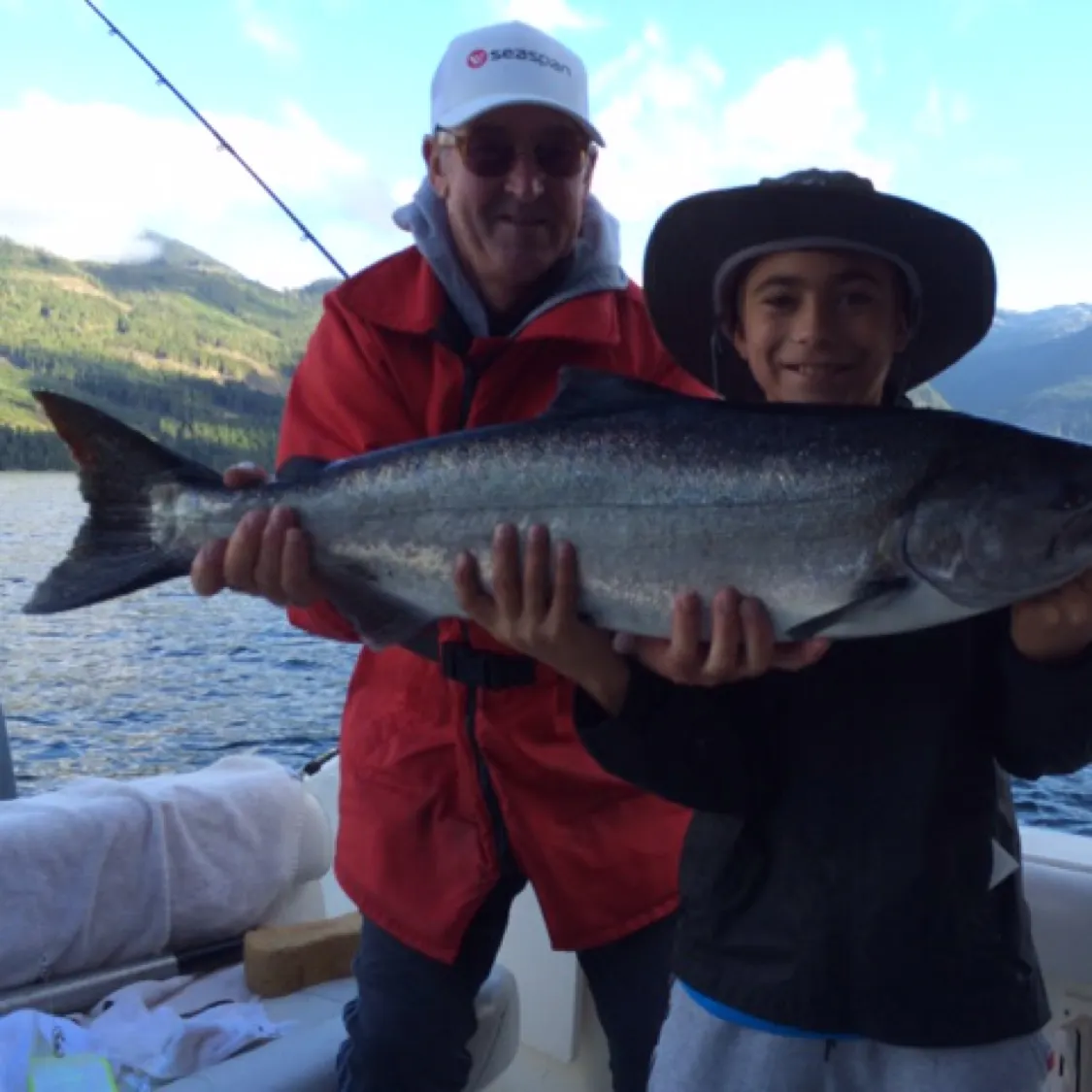 Chinook salmon caught on Fishbrain