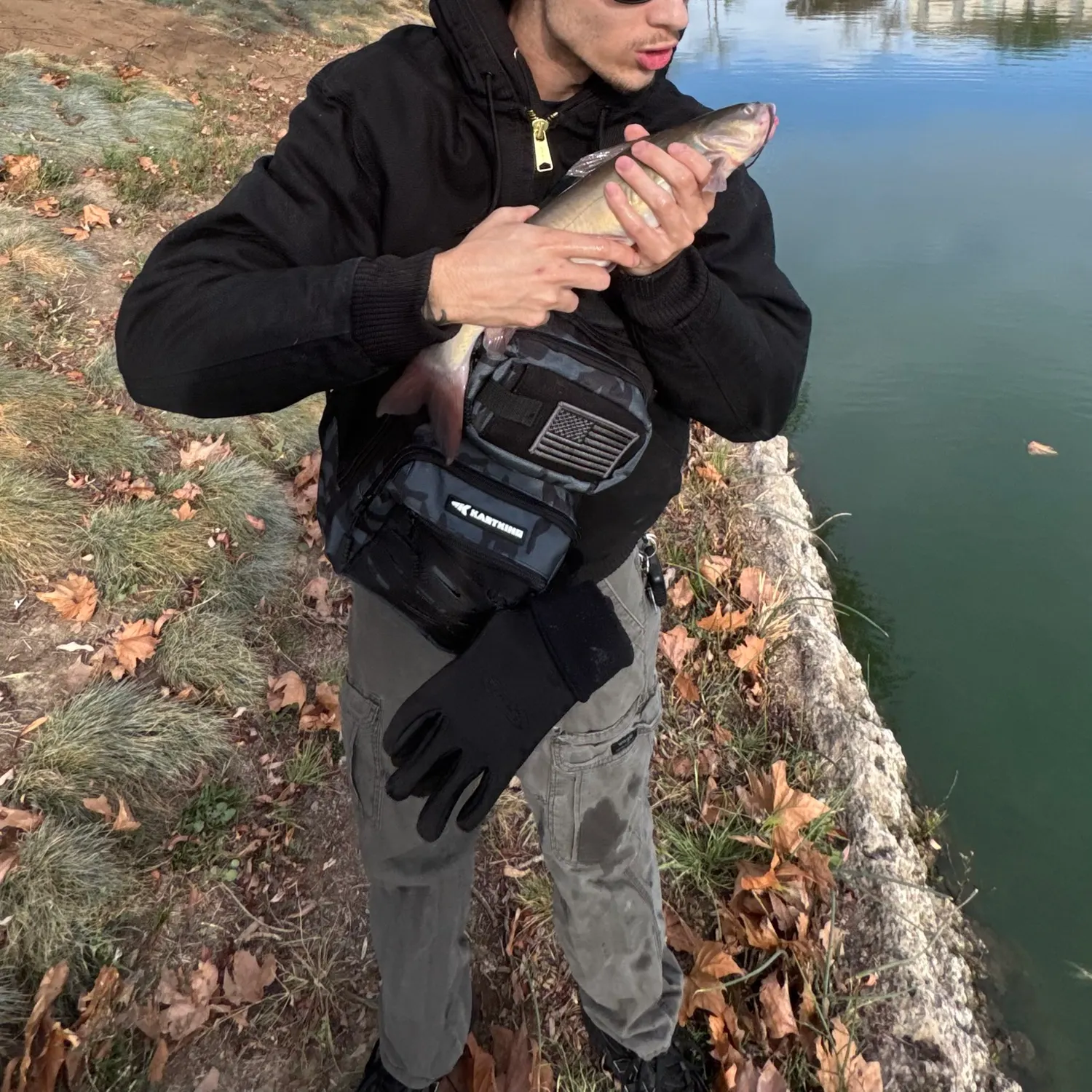 Channel catfish caught on Fishbrain