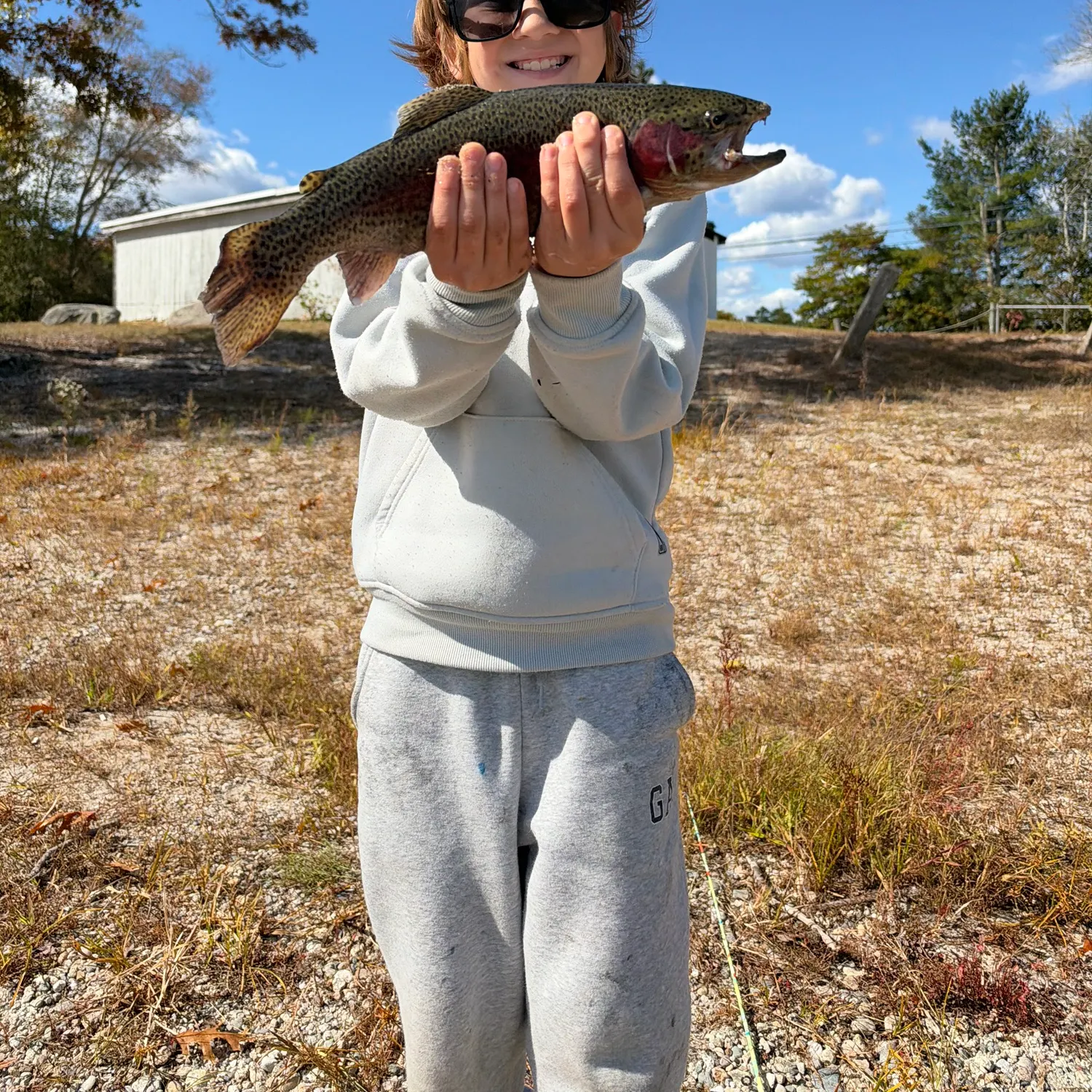 Rainbow trout caught on Fishbrain