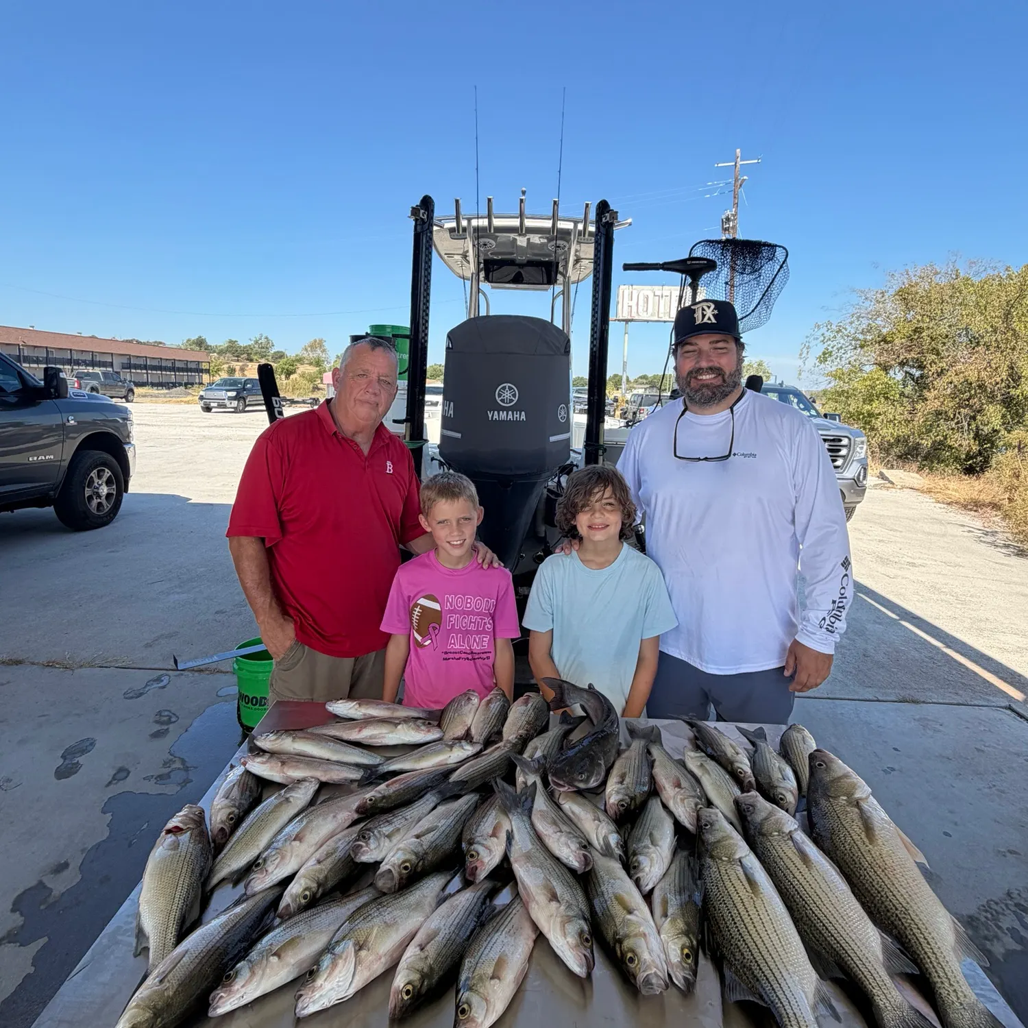 Striped bass caught on Fishbrain