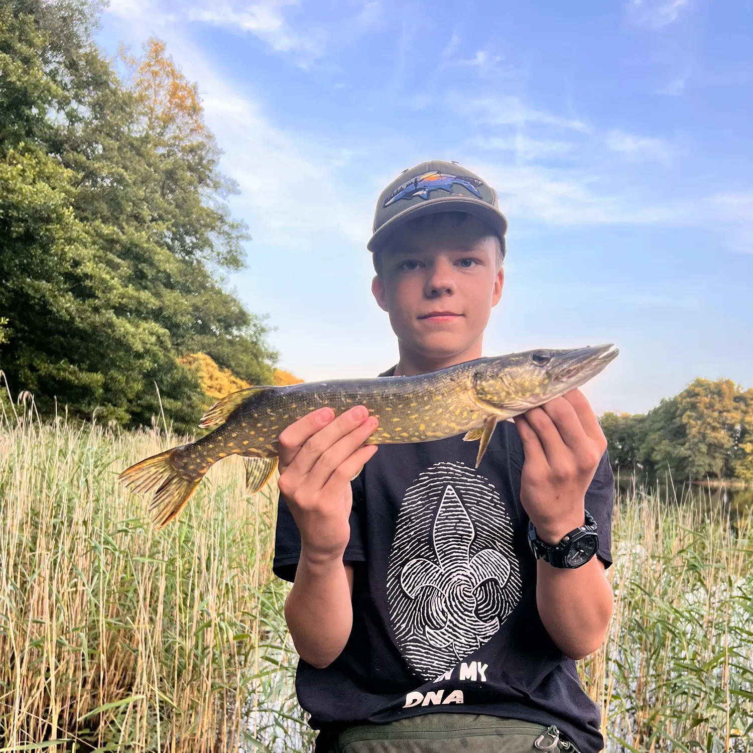 Northern pike caught on Fishbrain