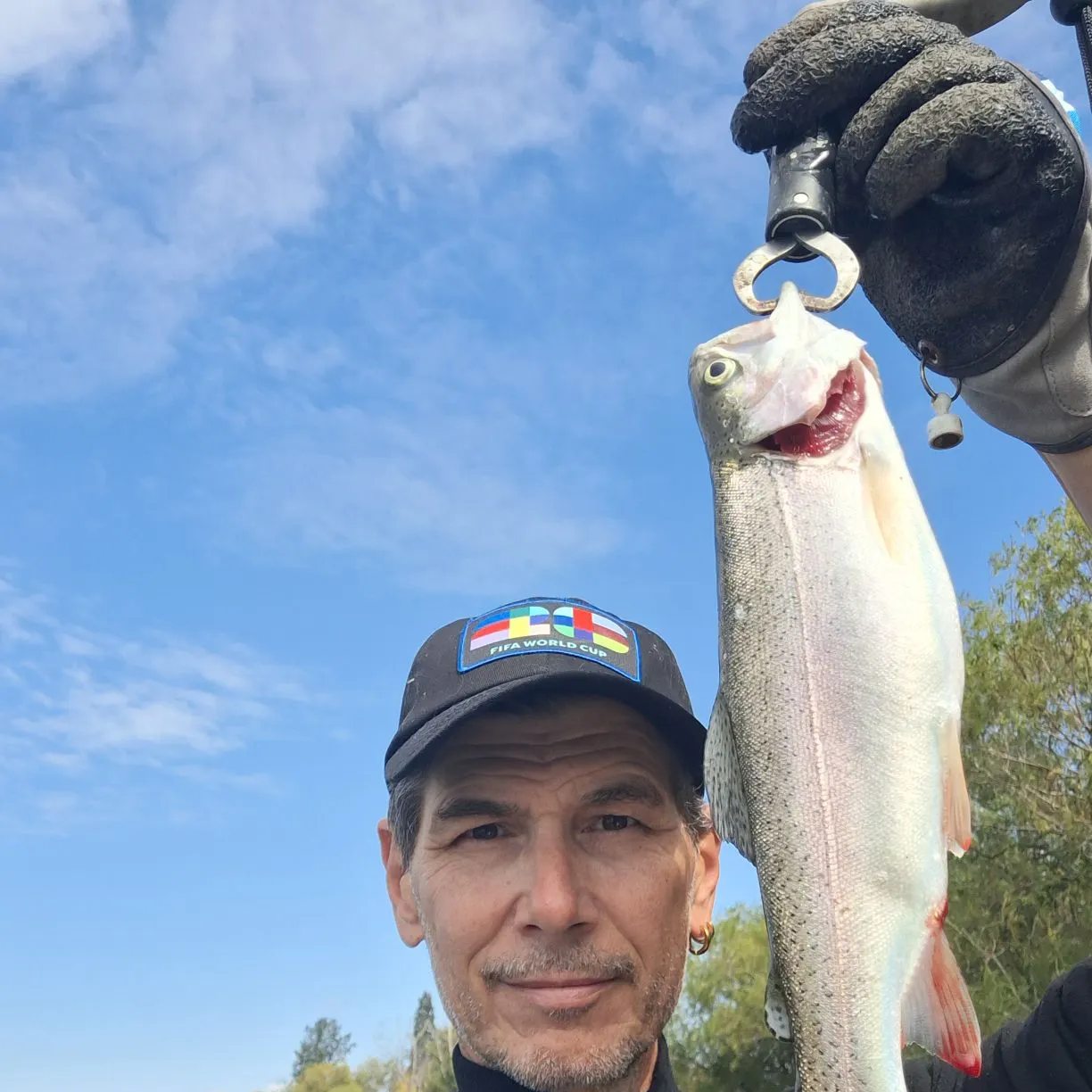 Rainbow trout caught on Fishbrain