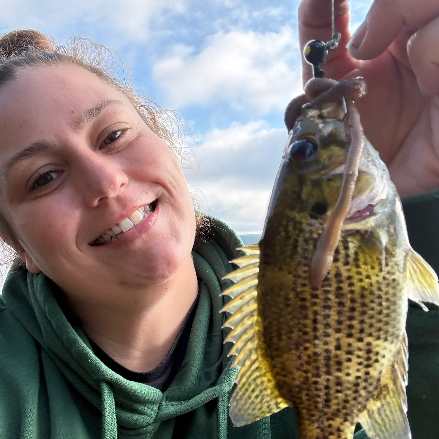 Rock bass caught on Fishbrain