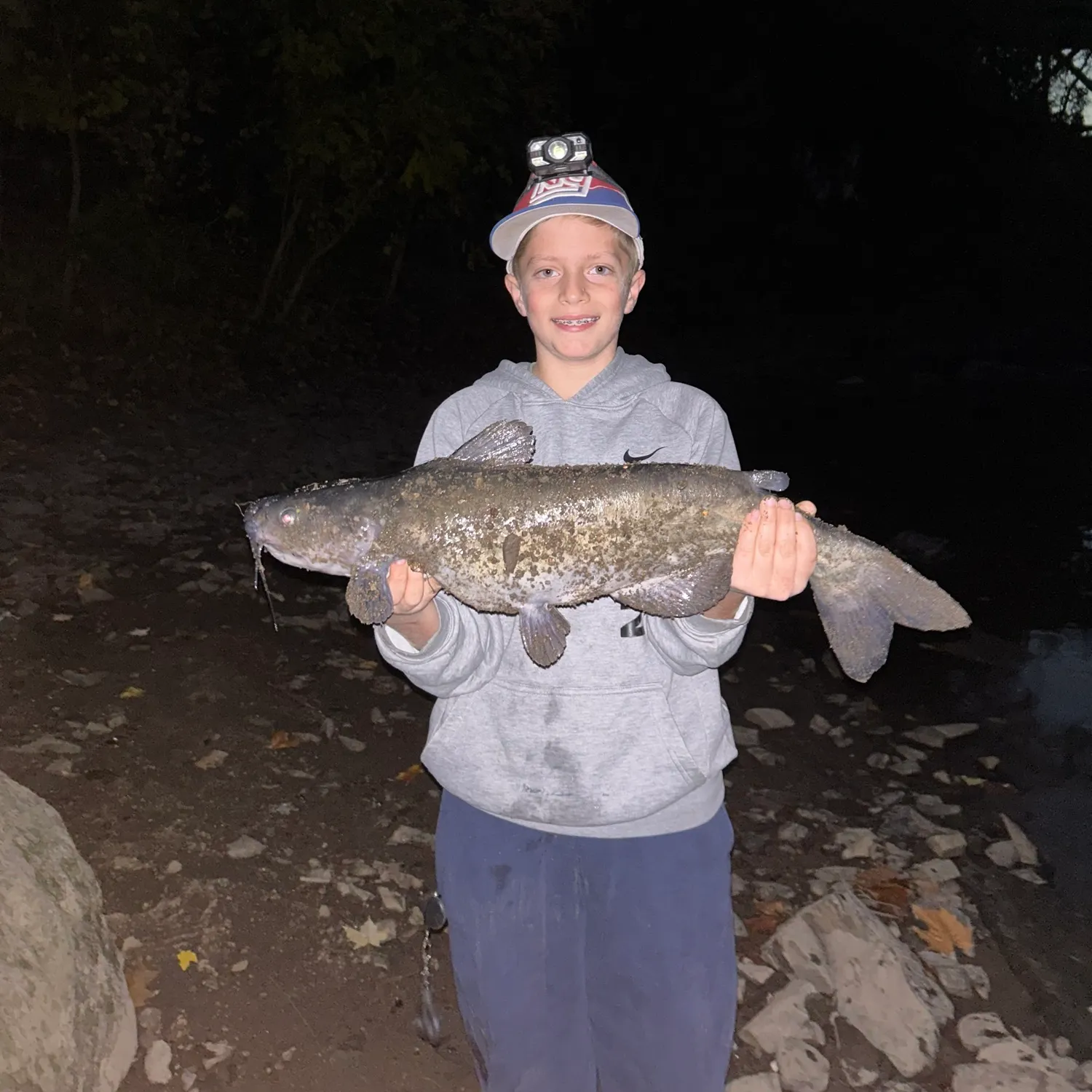 Channel catfish caught on Fishbrain
