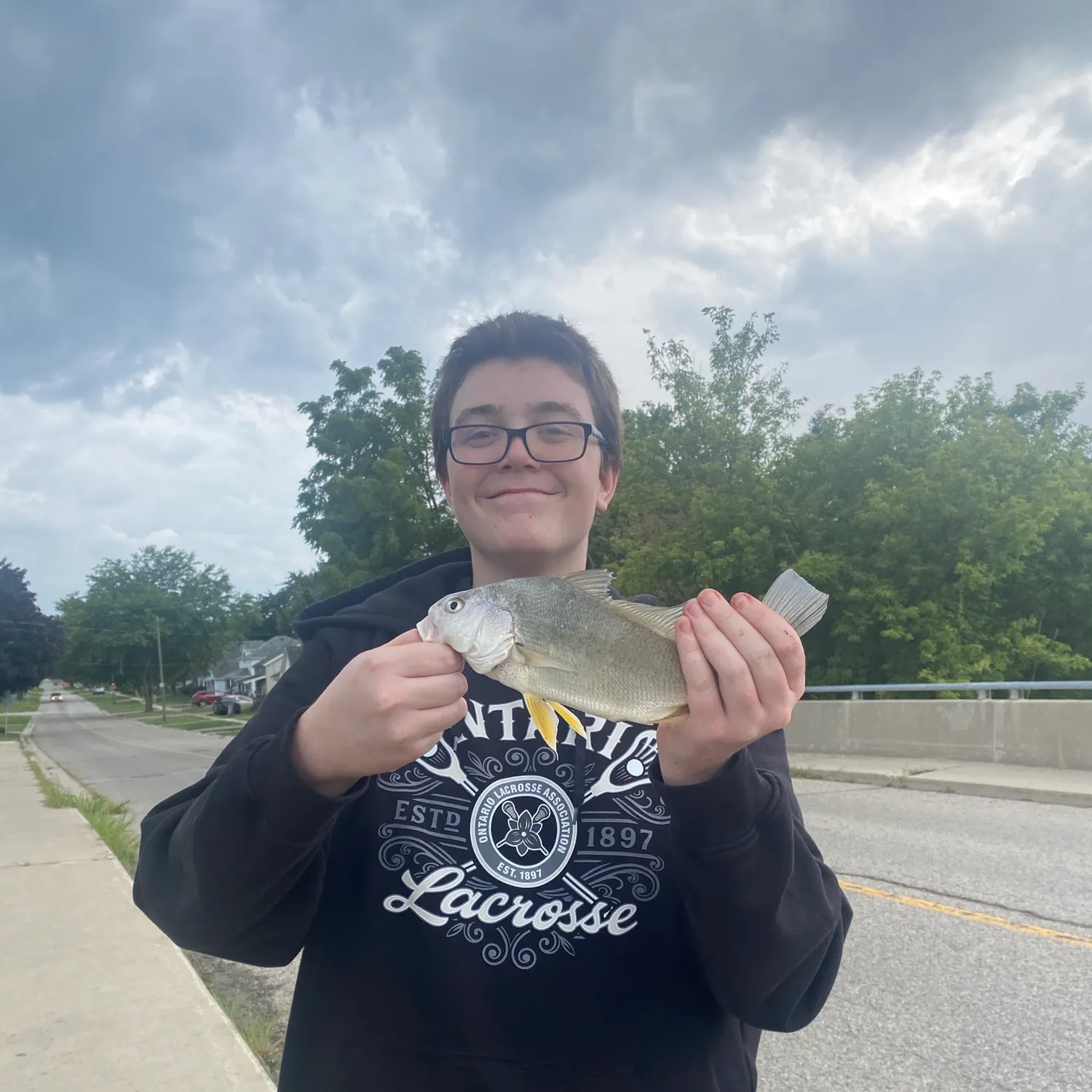 Freshwater drum caught on Fishbrain