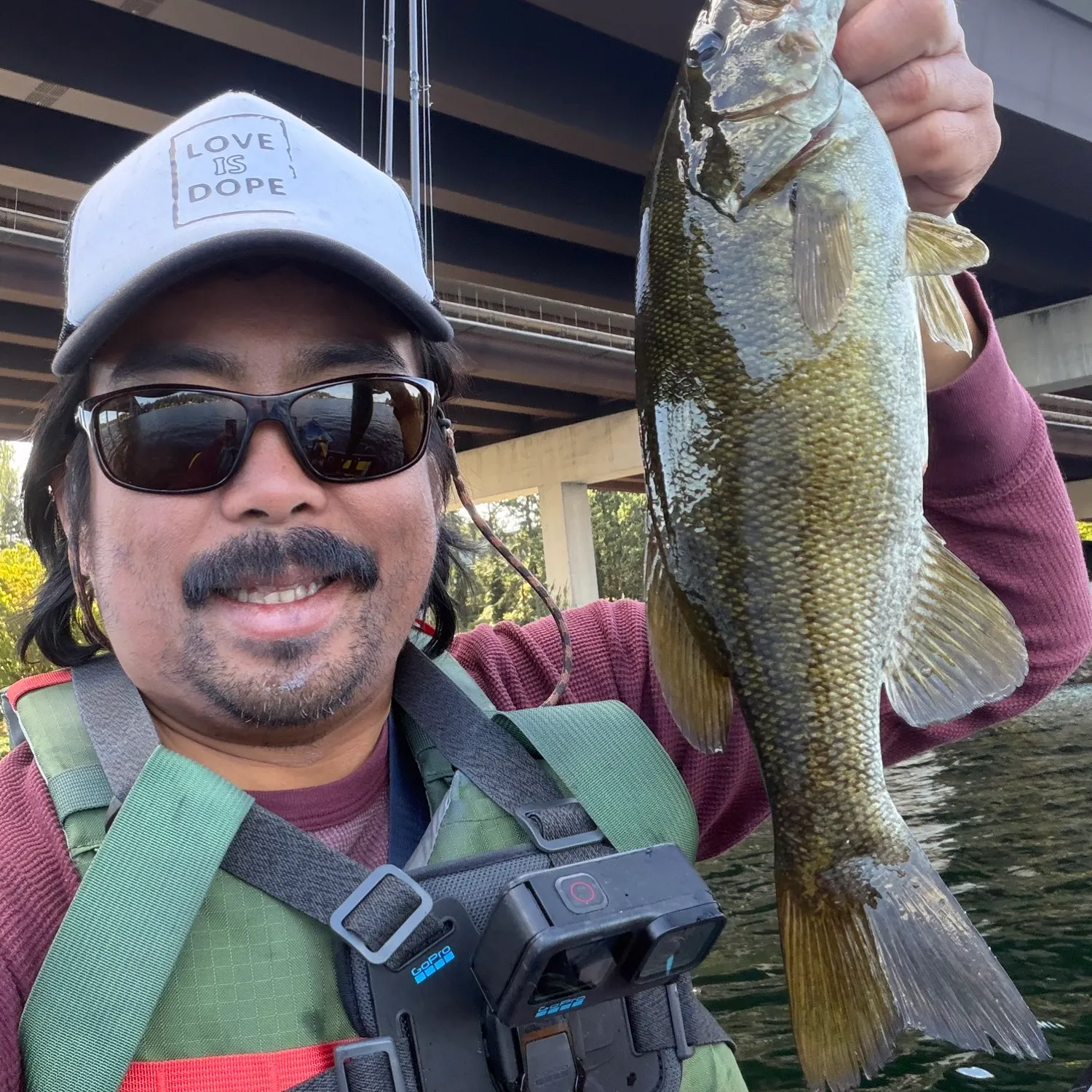 Smallmouth bass caught on Fishbrain