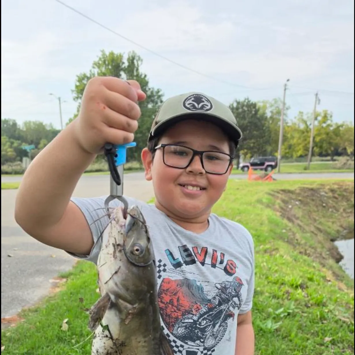 Channel catfish caught on Fishbrain