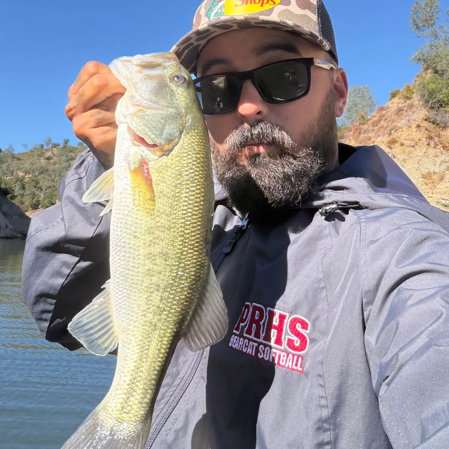 Spotted bass caught on Fishbrain