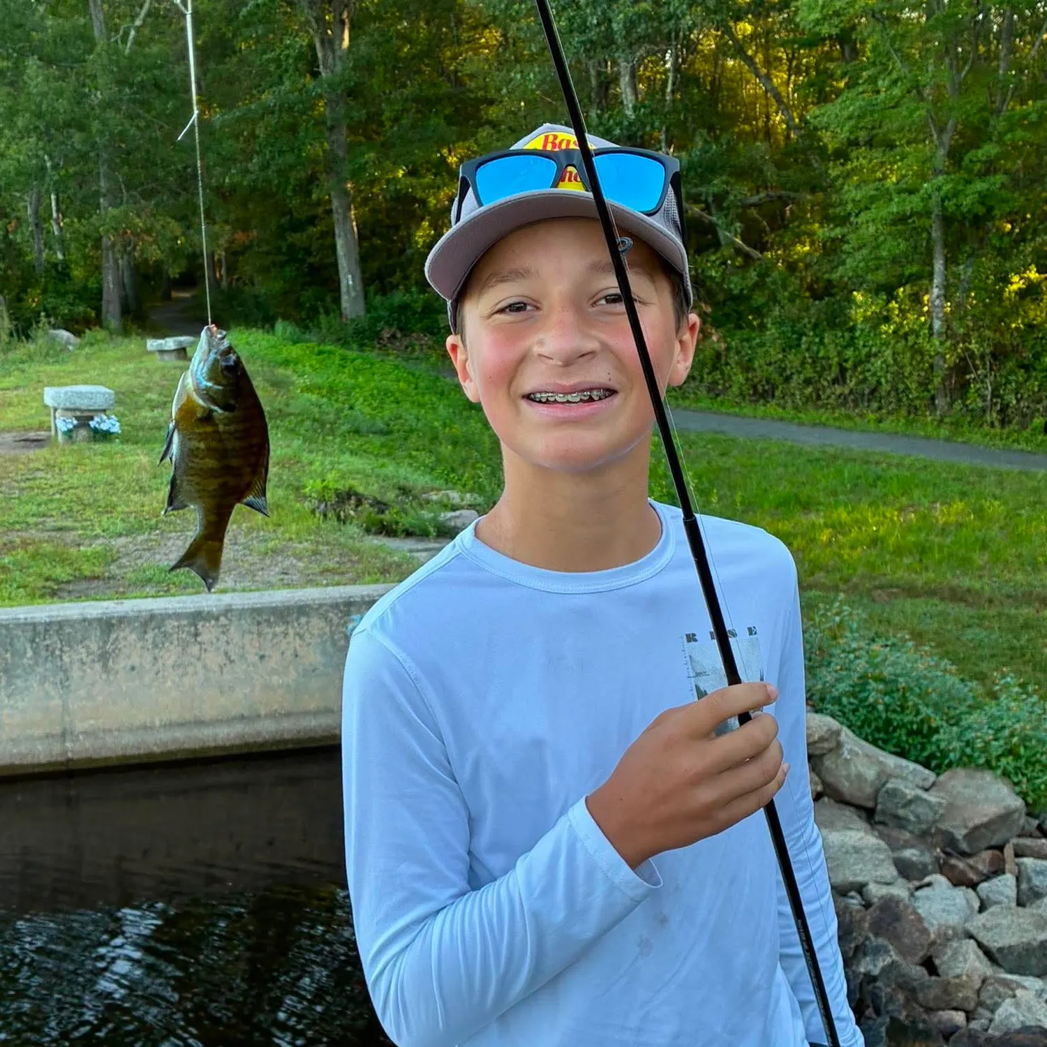 Bluegill caught on Fishbrain
