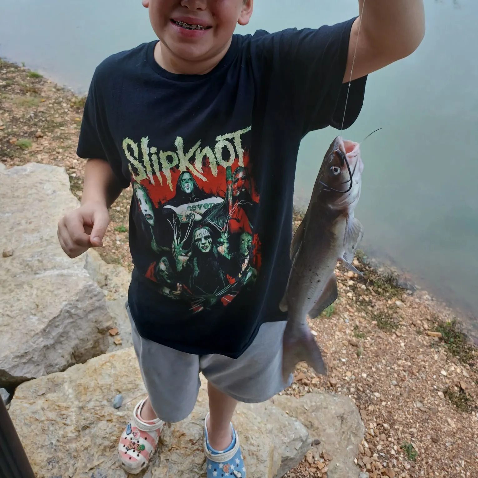 Channel catfish caught on Fishbrain