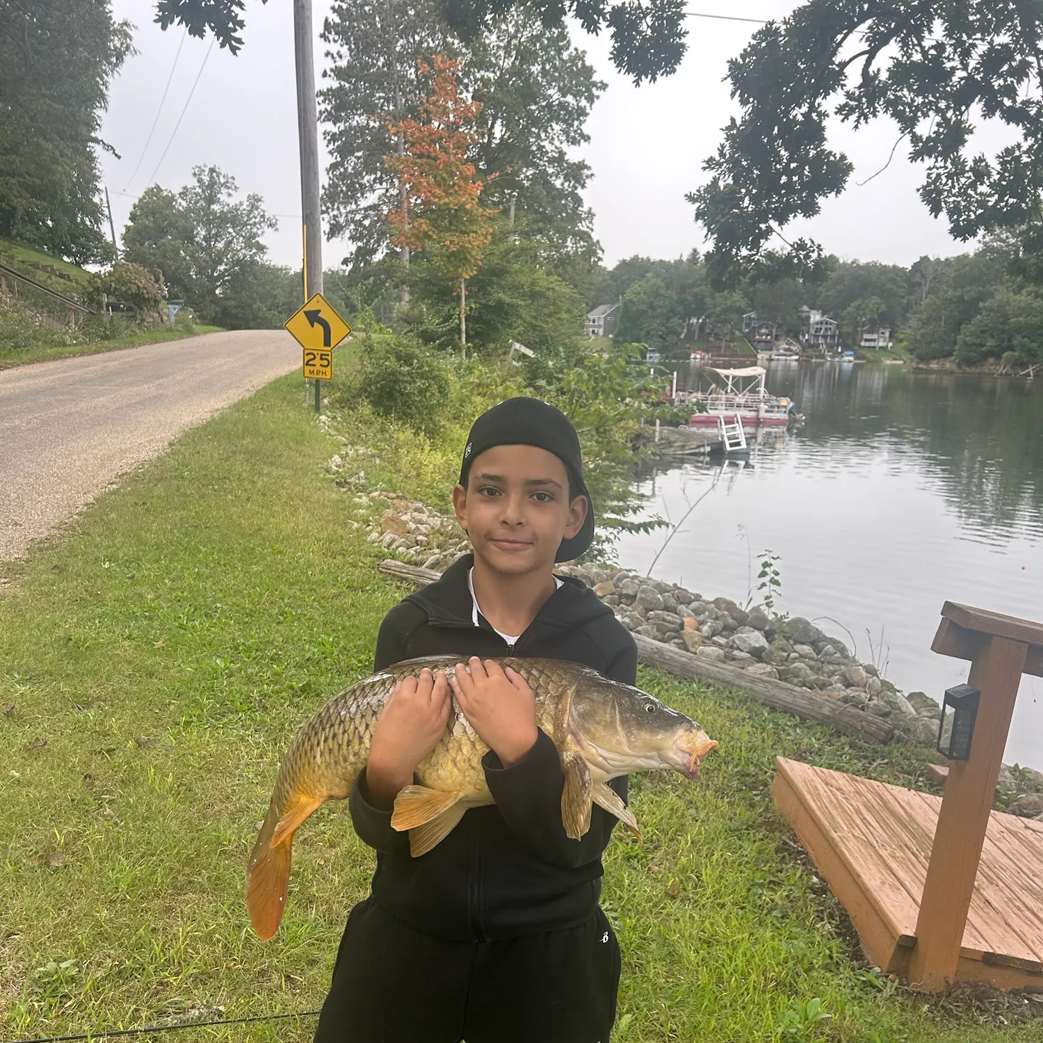 Common carp caught on Fishbrain