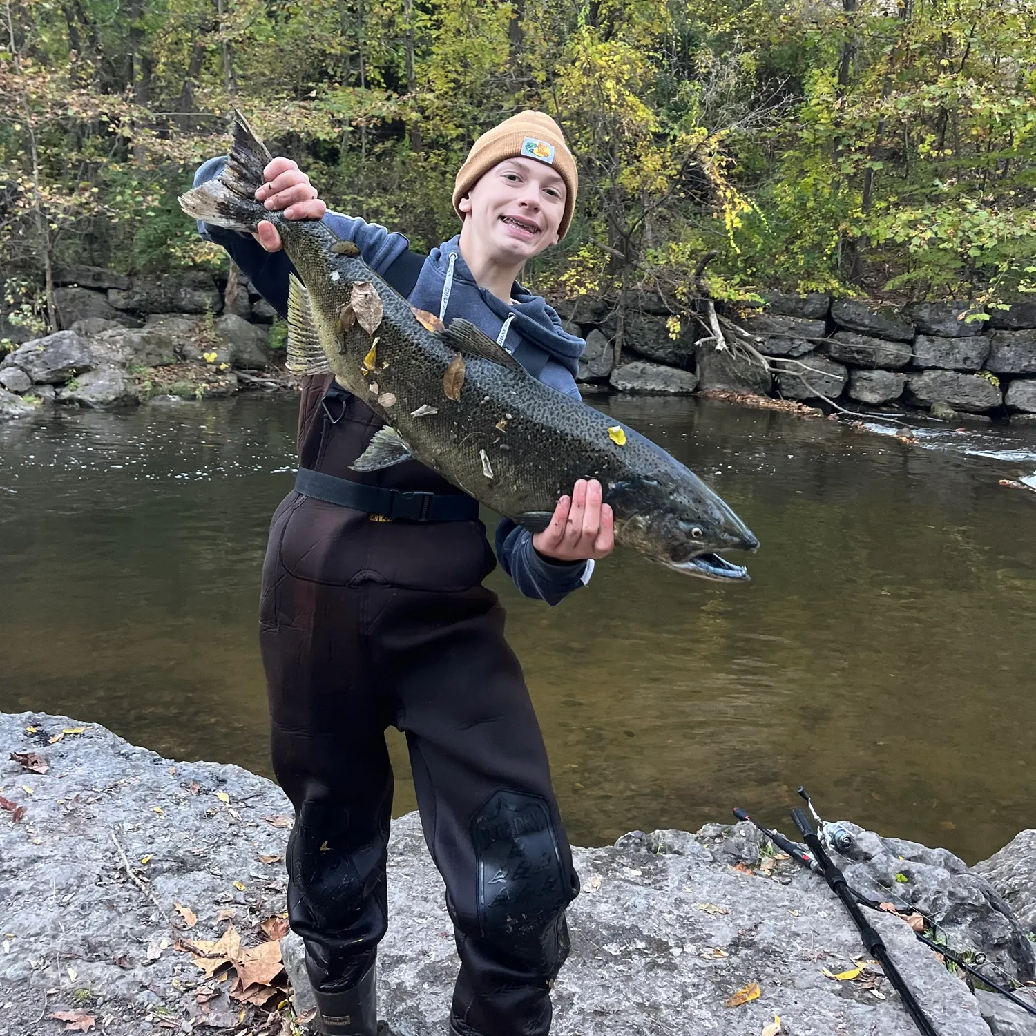 Chinook salmon caught on Fishbrain