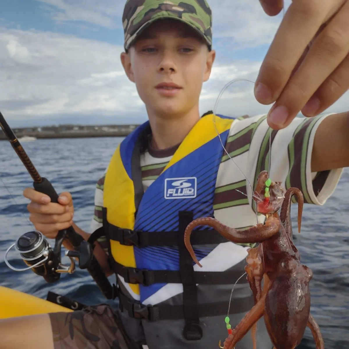 California two-spot octopus caught on Fishbrain