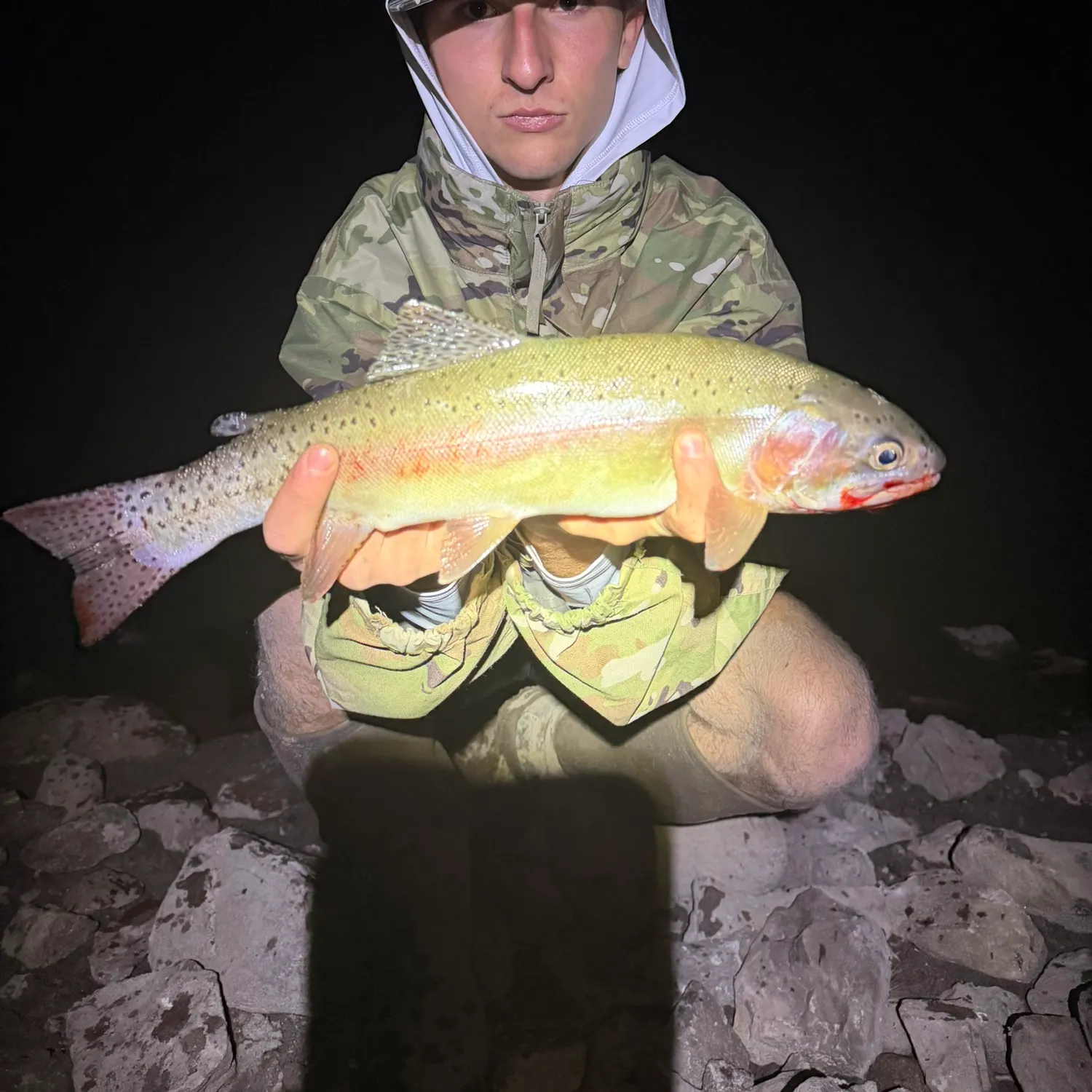 Rainbow trout caught on Fishbrain