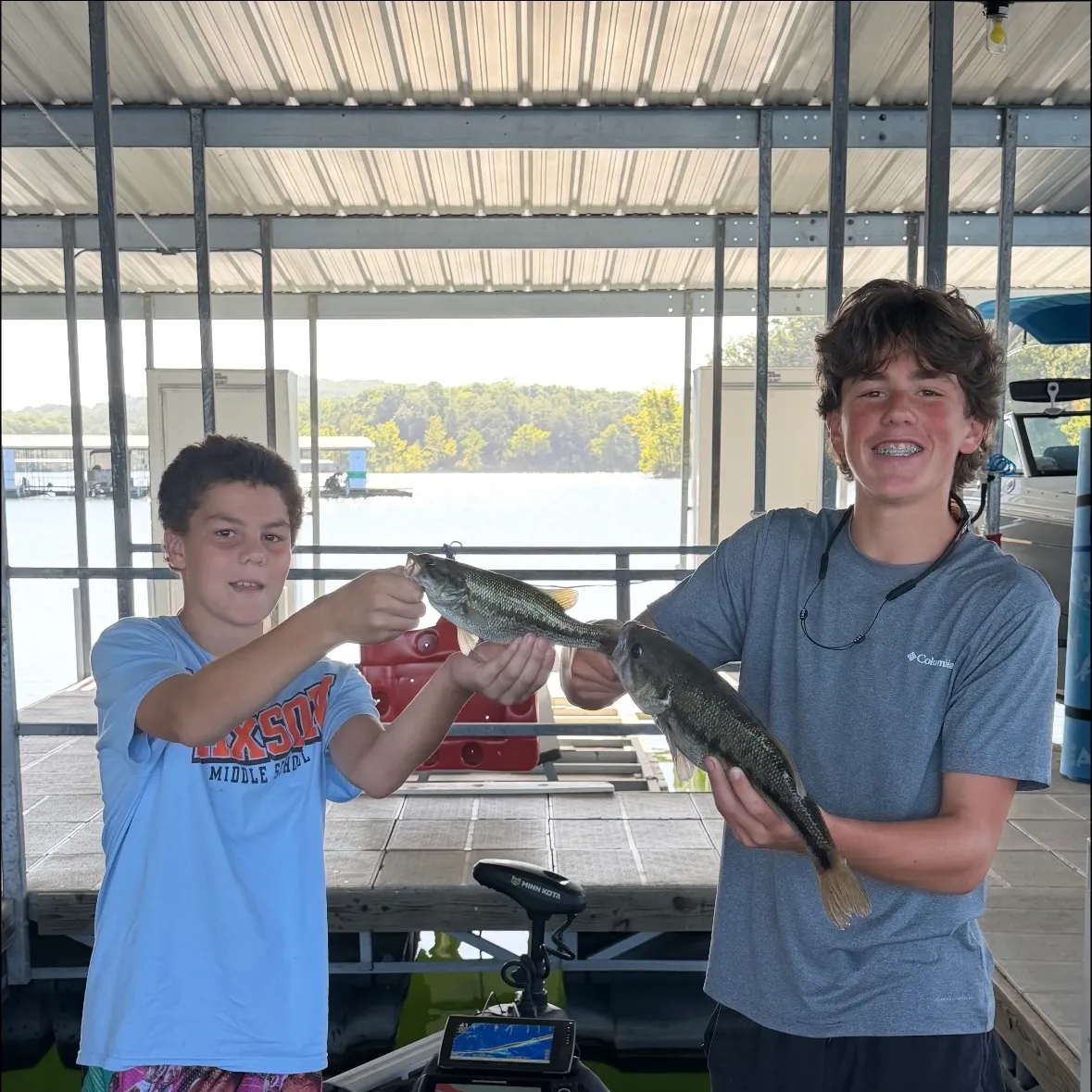 Spotted bass caught on Fishbrain