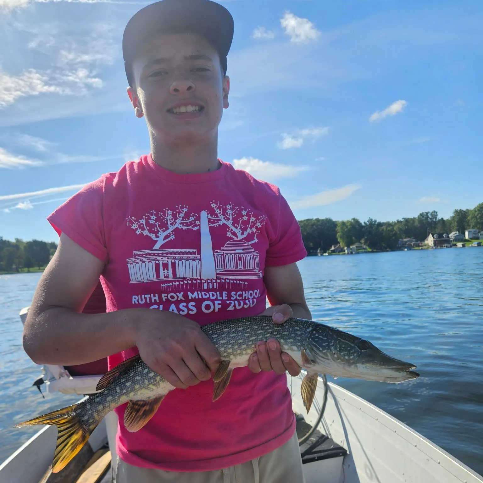 Northern pike caught on Fishbrain