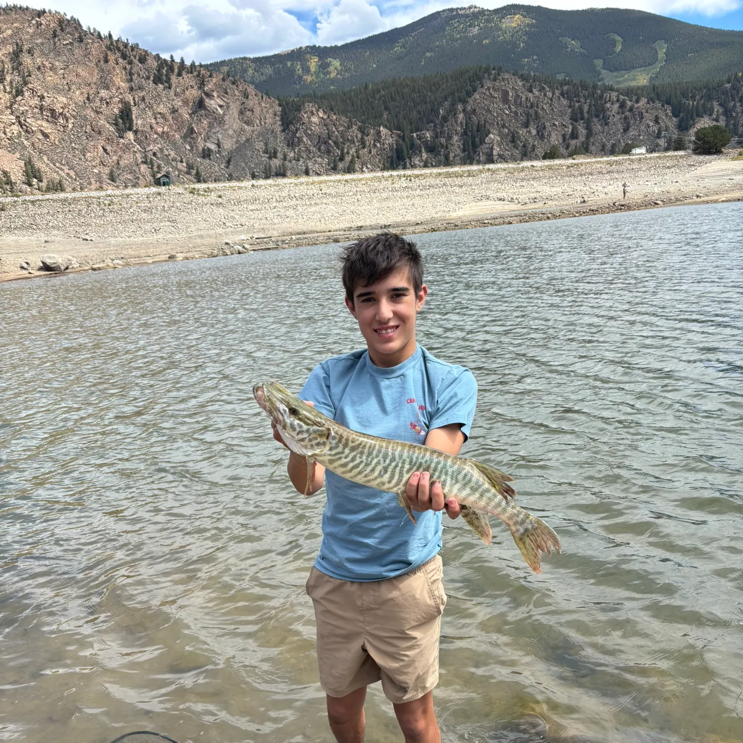 Tiger muskie caught on Fishbrain