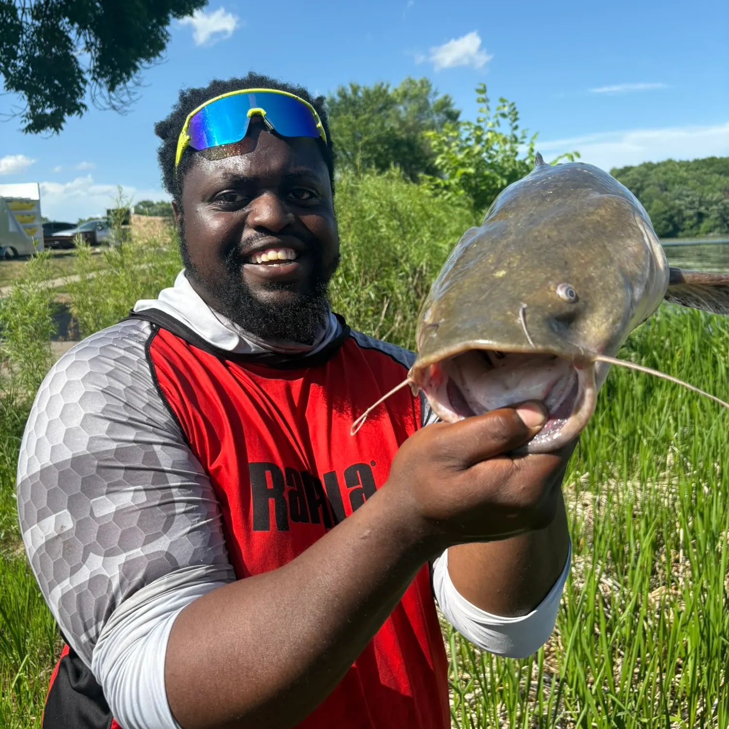 Flathead catfish caught on Fishbrain