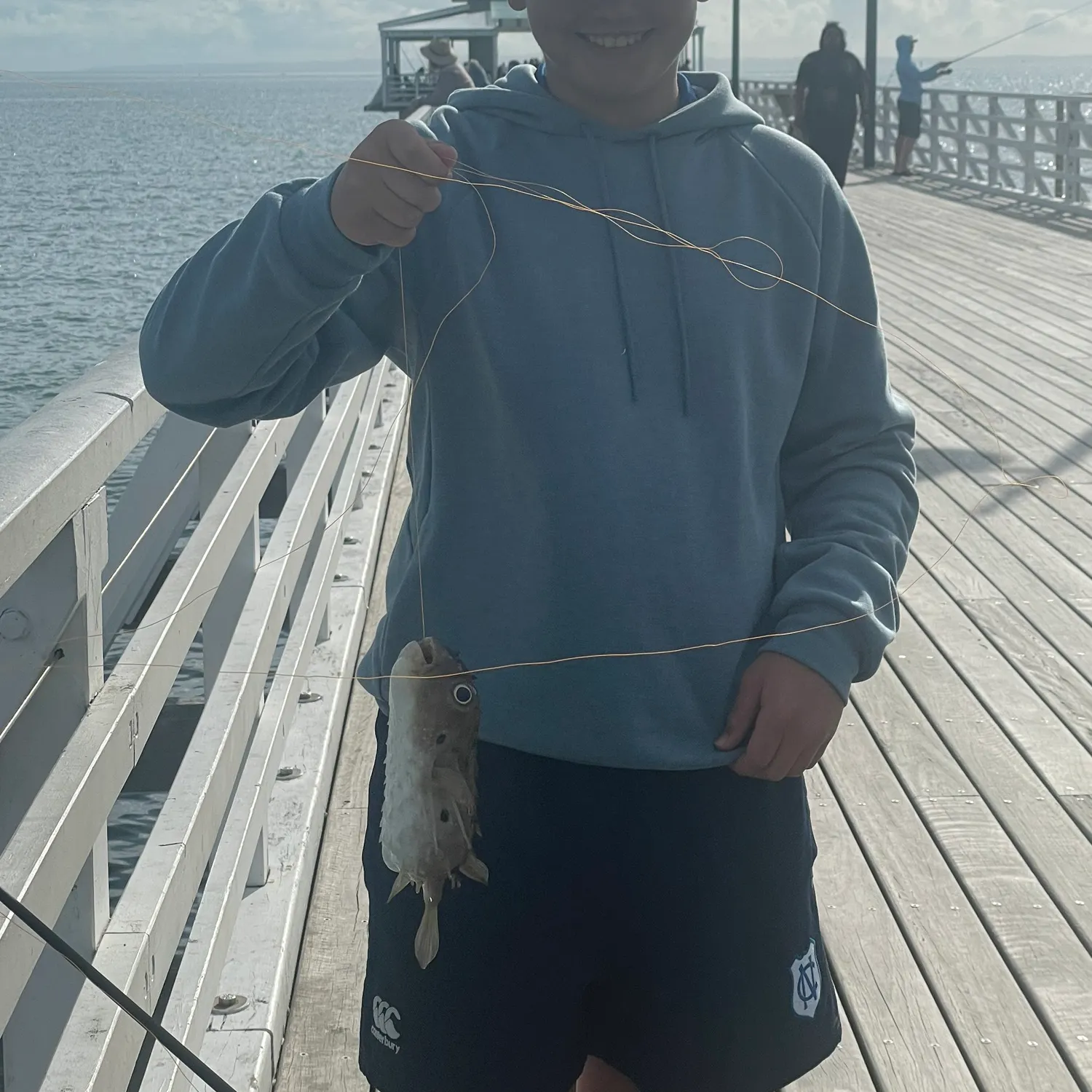 Yellowspotted puffer caught on Fishbrain