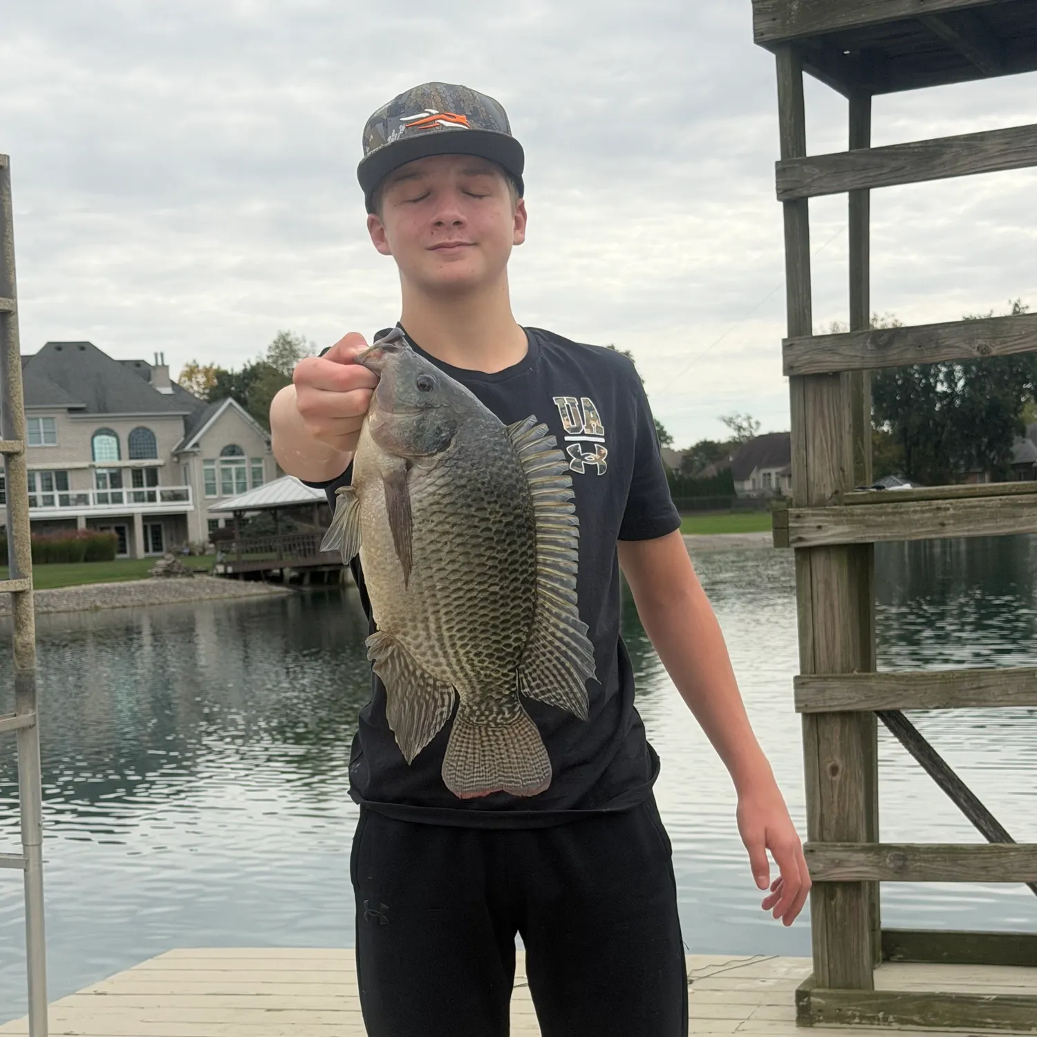 Nile tilapia caught on Fishbrain
