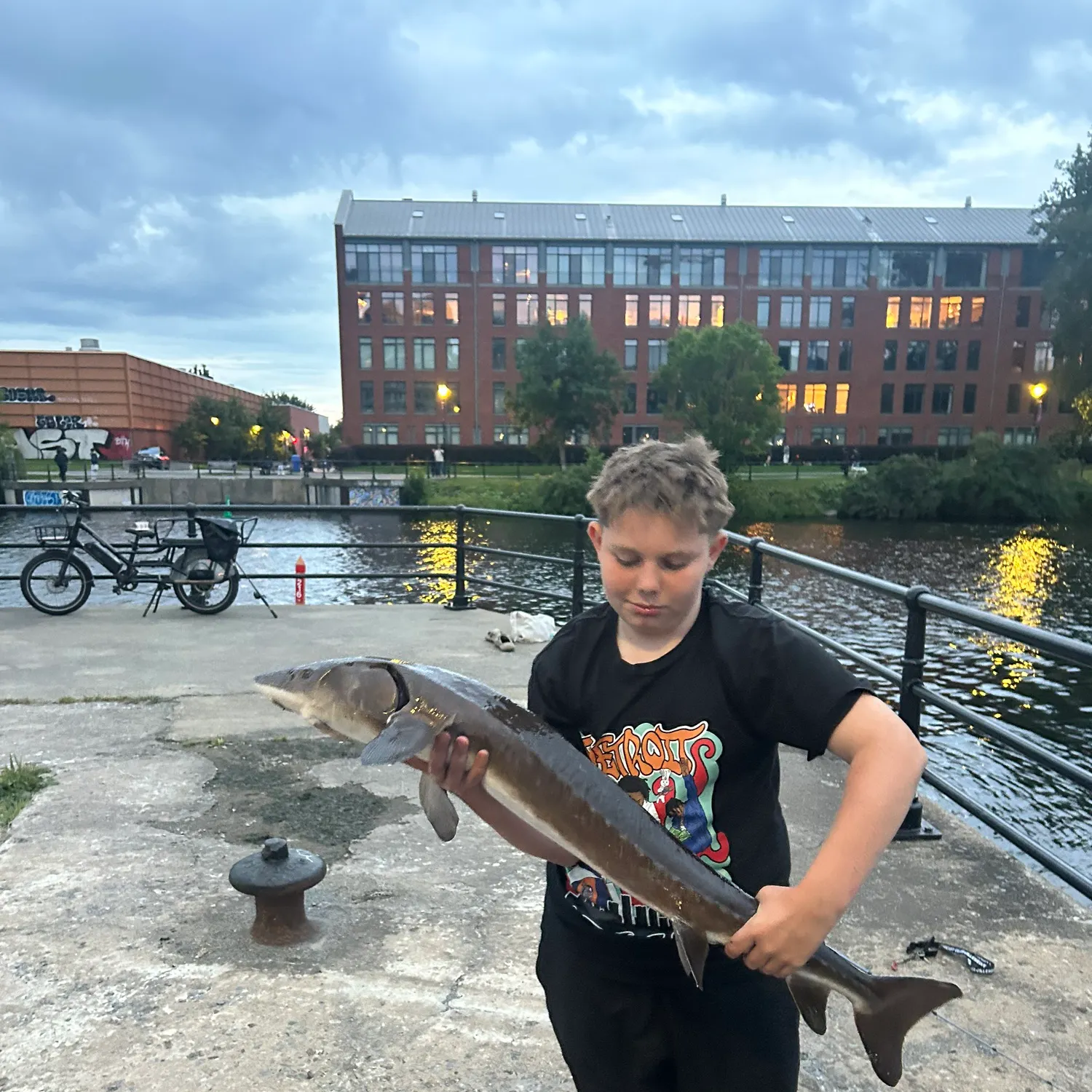 Lake sturgeon caught on Fishbrain