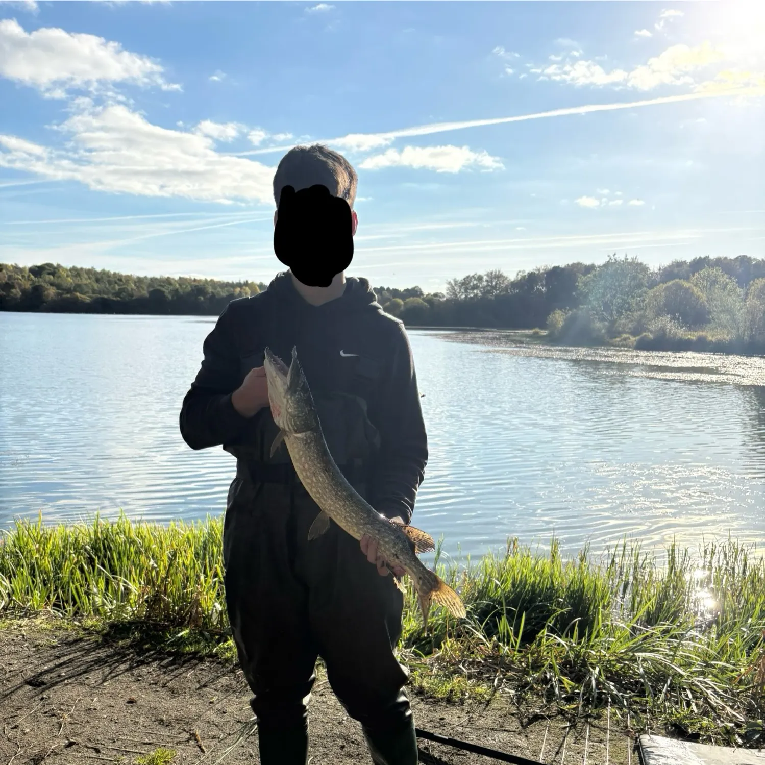 Northern pike caught on Fishbrain