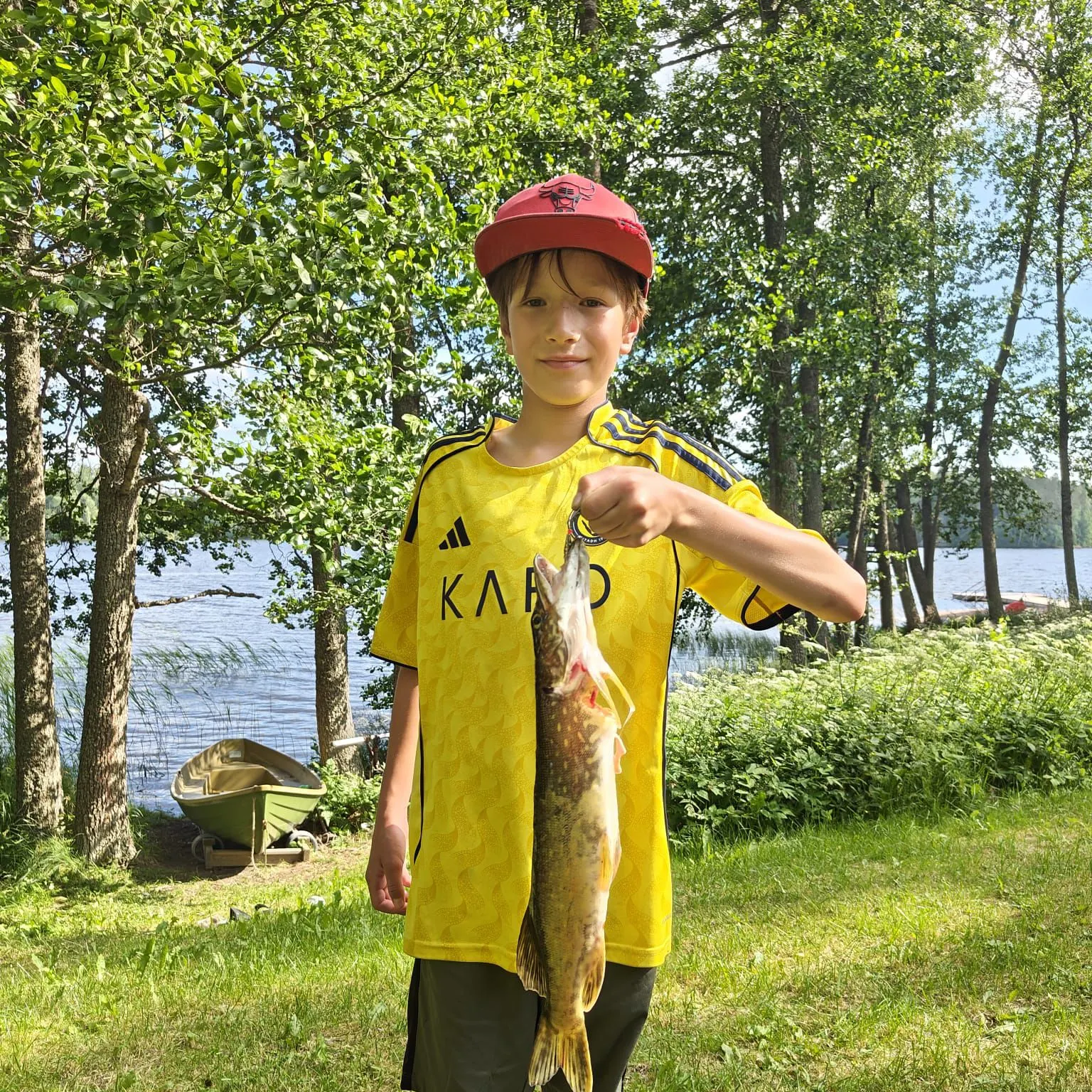 Northern pike caught on Fishbrain