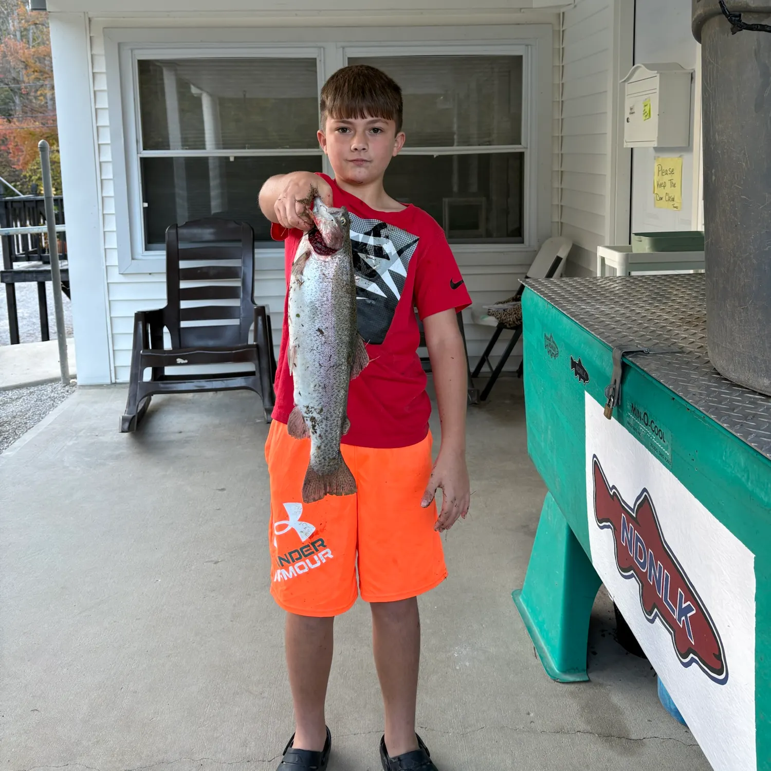 Rainbow trout caught on Fishbrain
