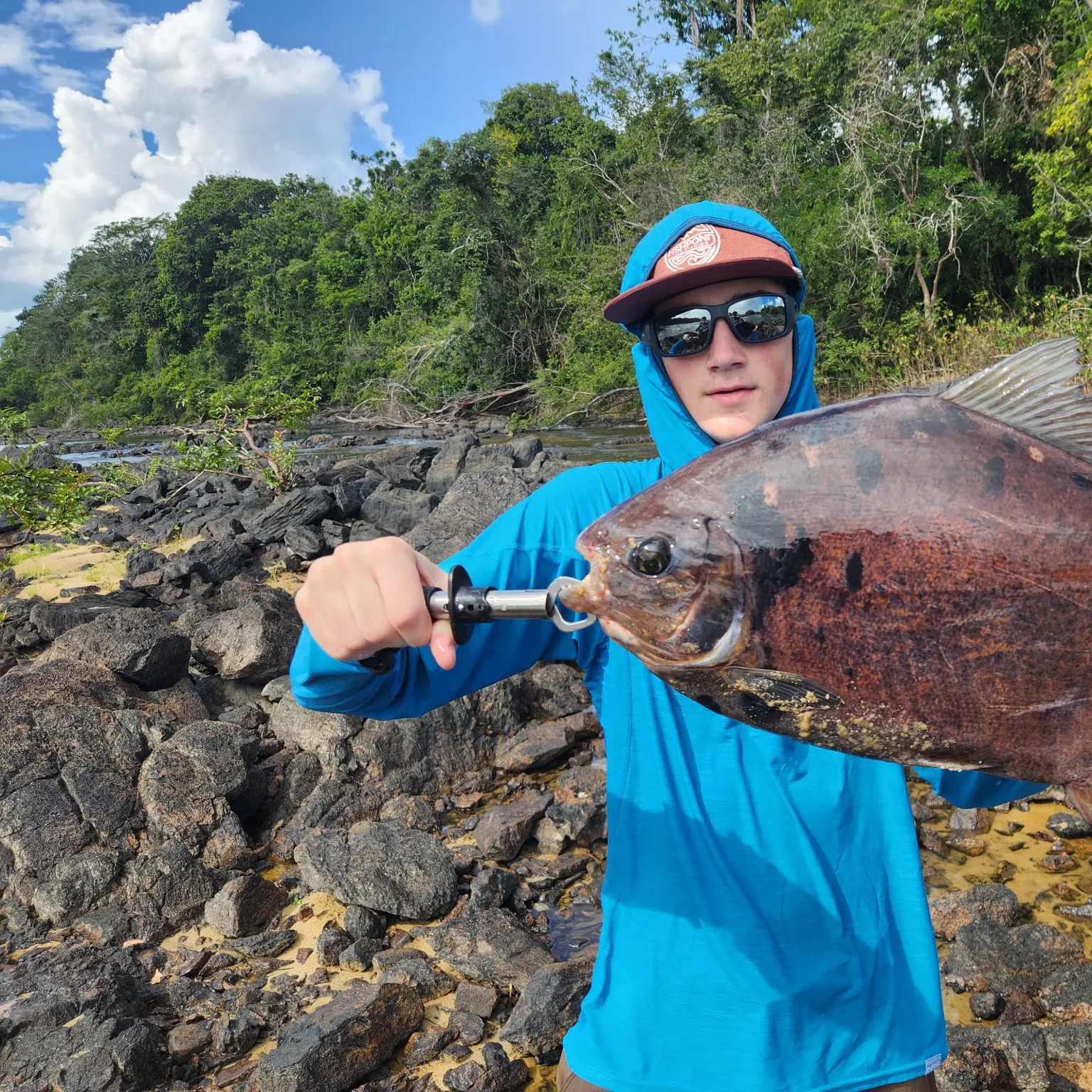 The most popular recent Red-bellied pacu catch on Fishbrain