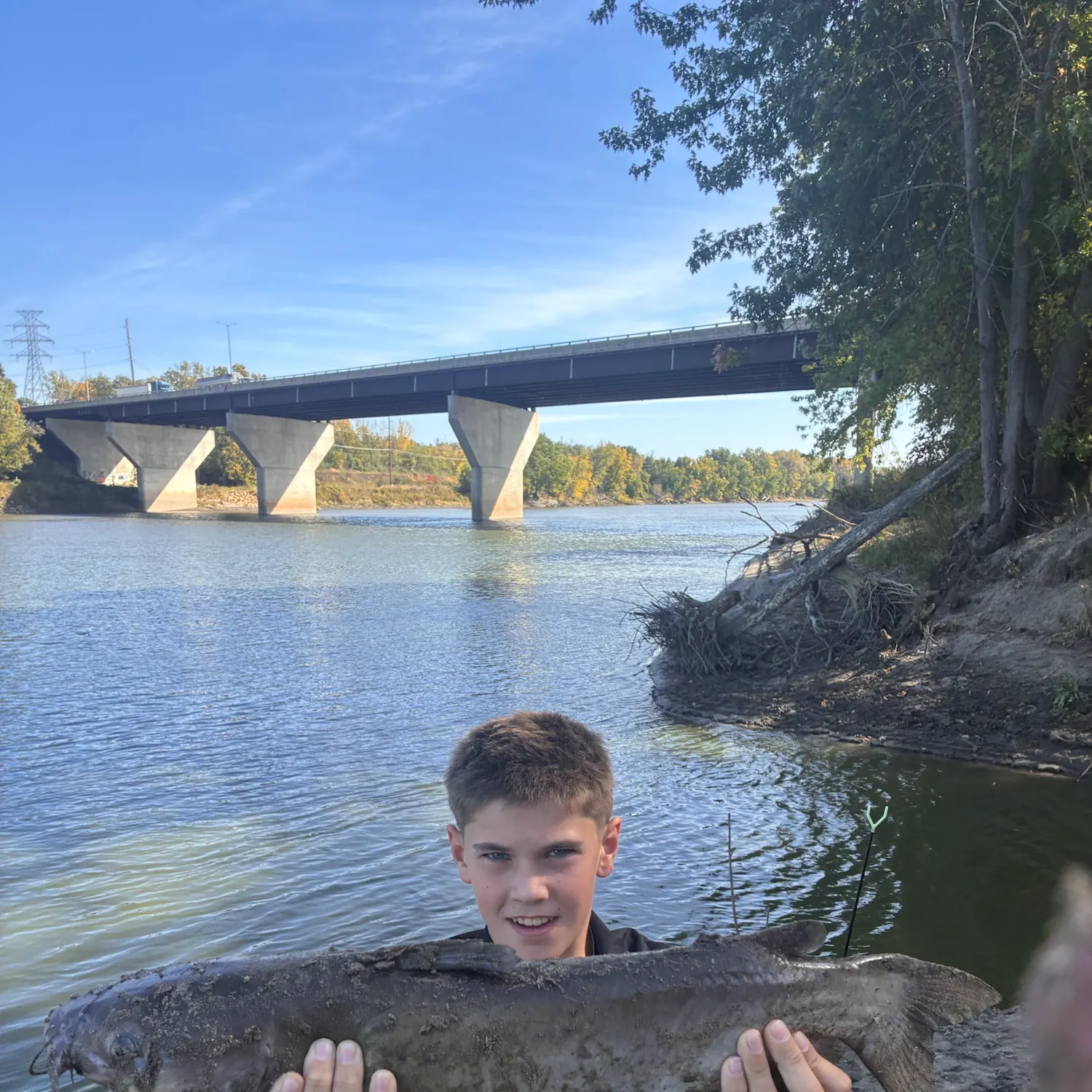Channel catfish caught on Fishbrain