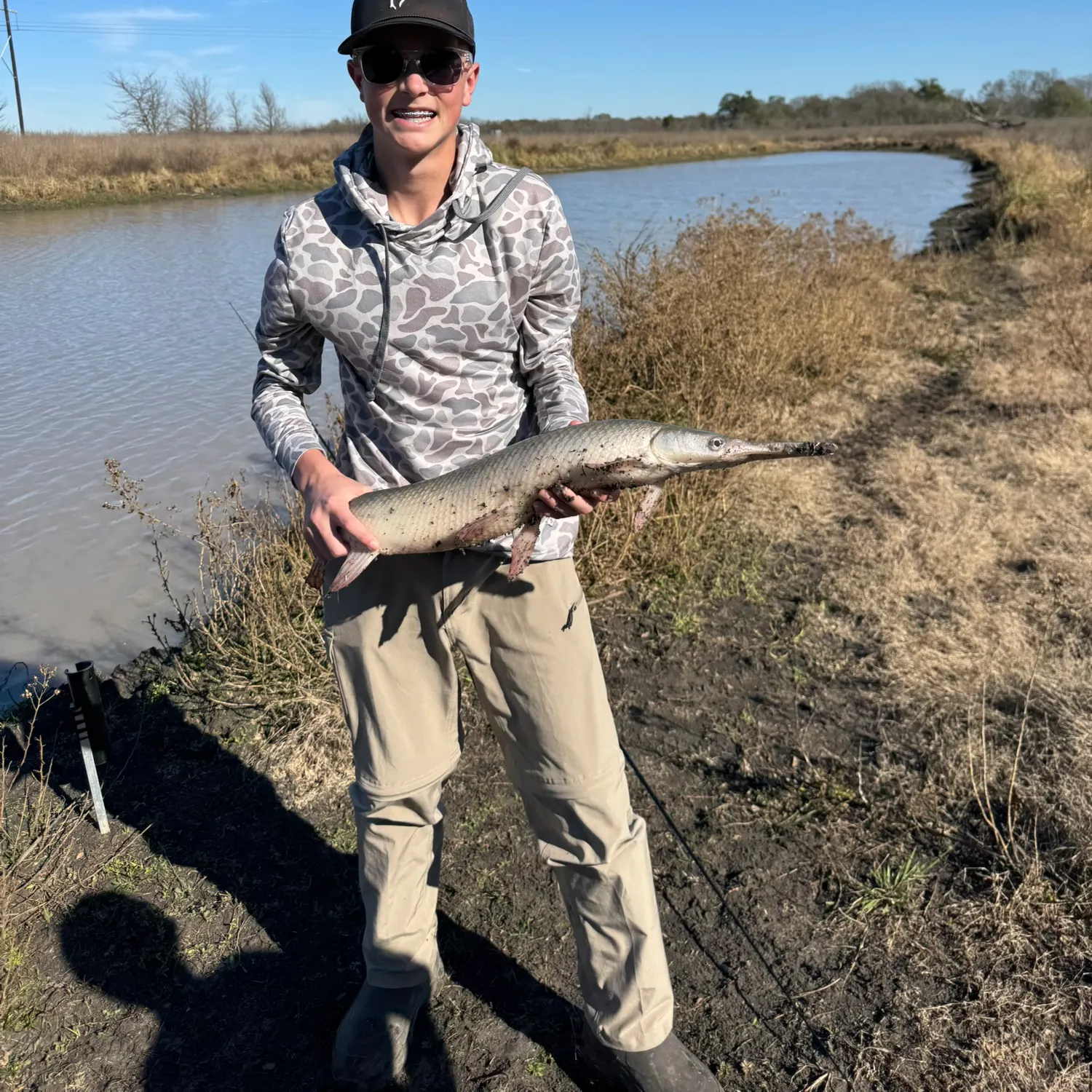 The most recent Shortnose gar catches on Fishbrain