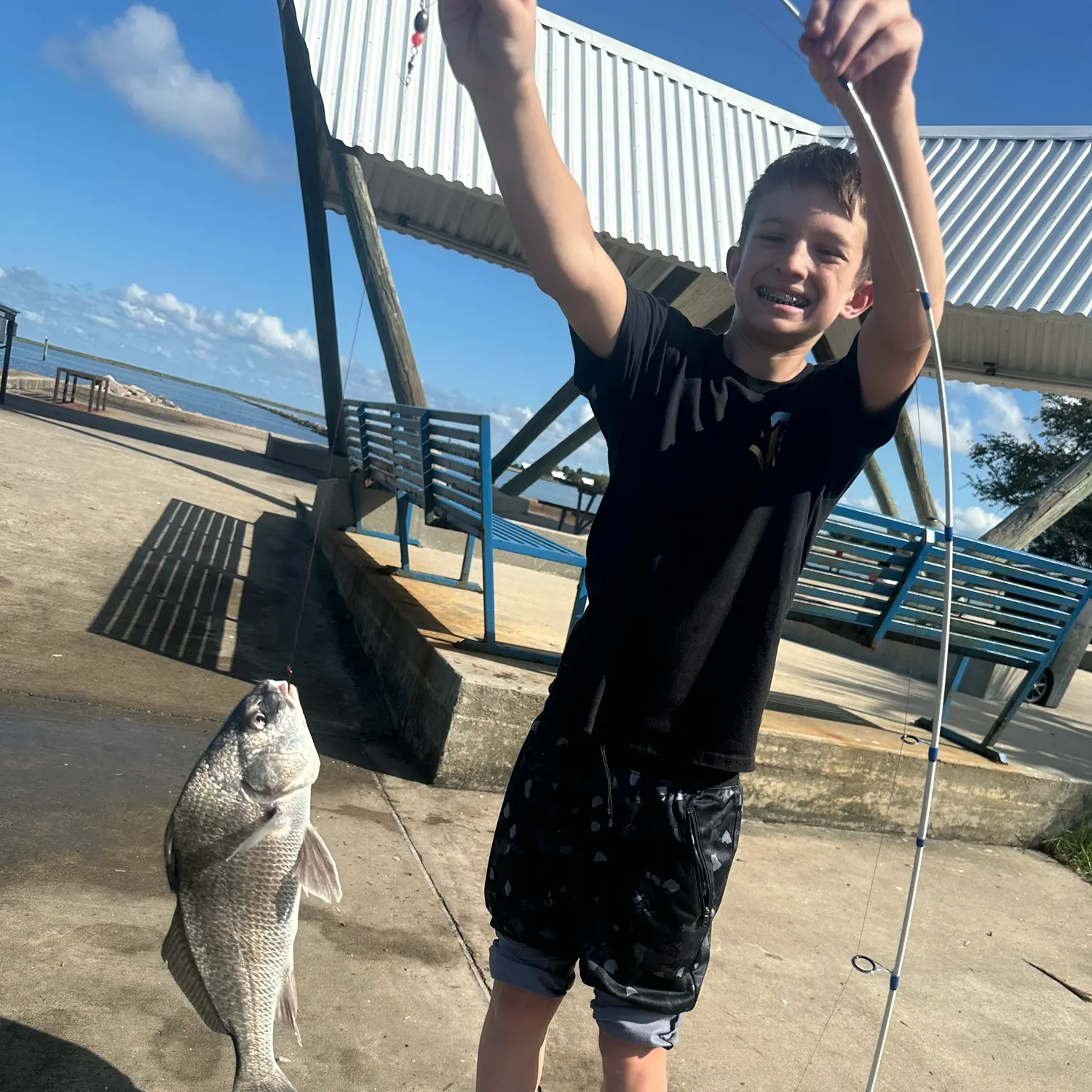 Black drum caught on Fishbrain