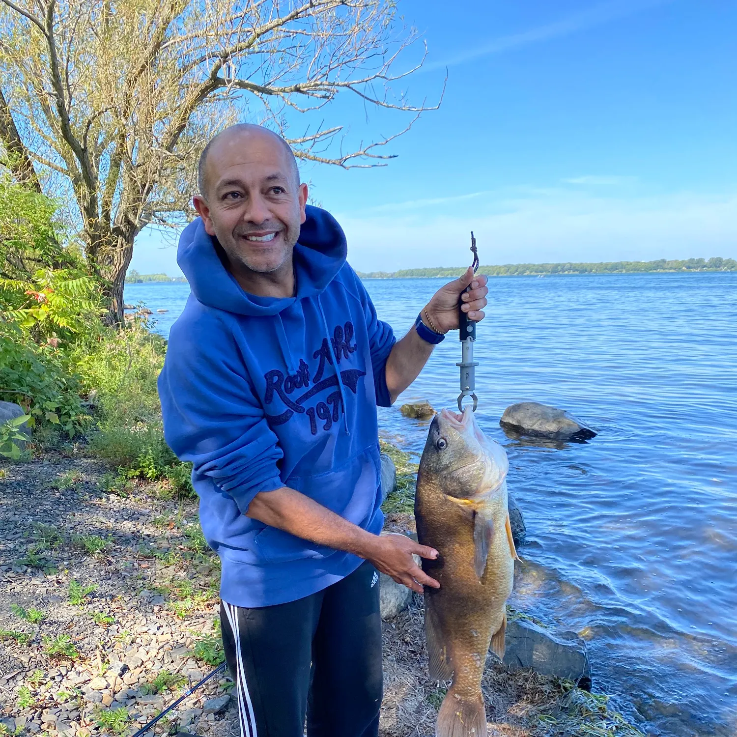 Freshwater drum caught on Fishbrain