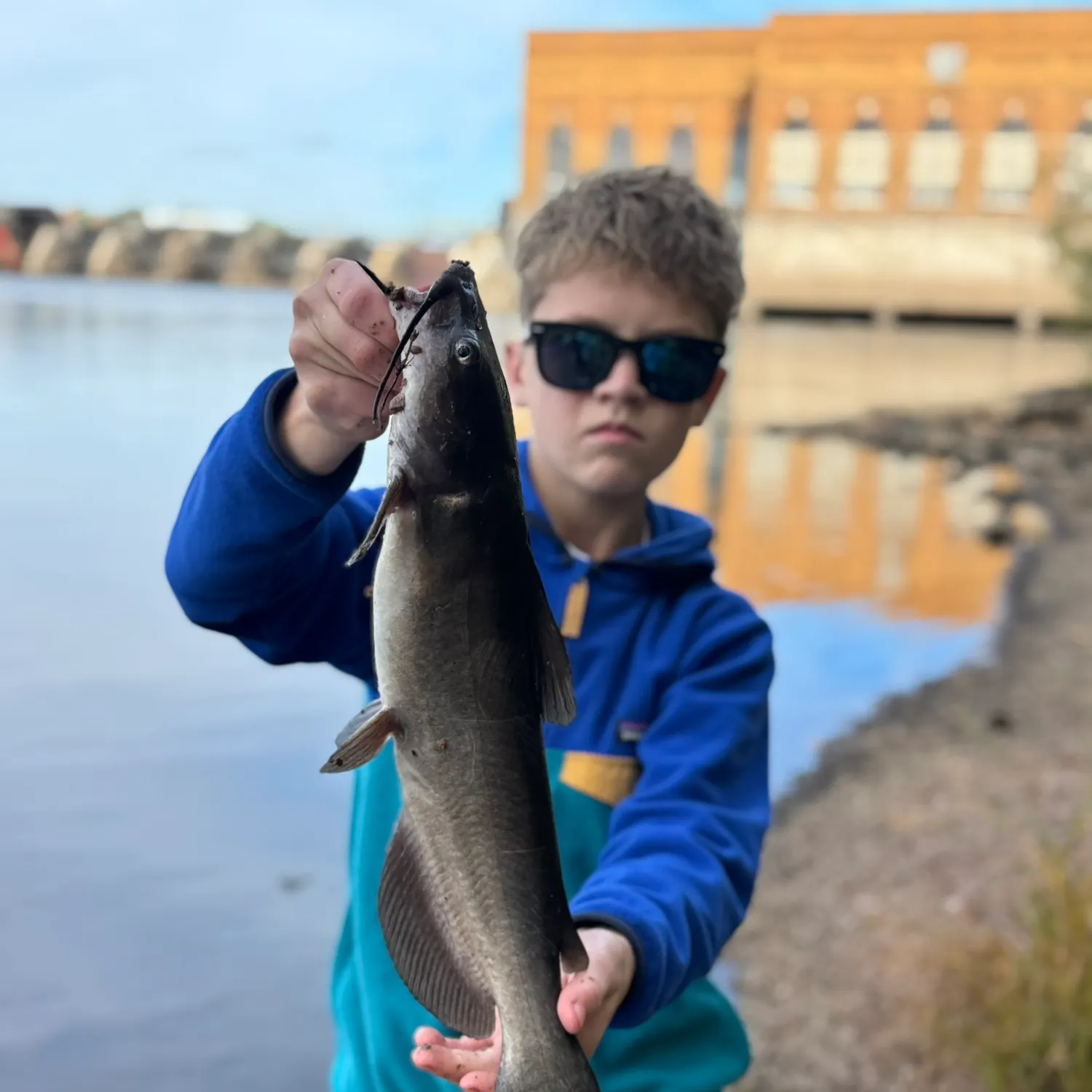 Channel catfish caught on Fishbrain