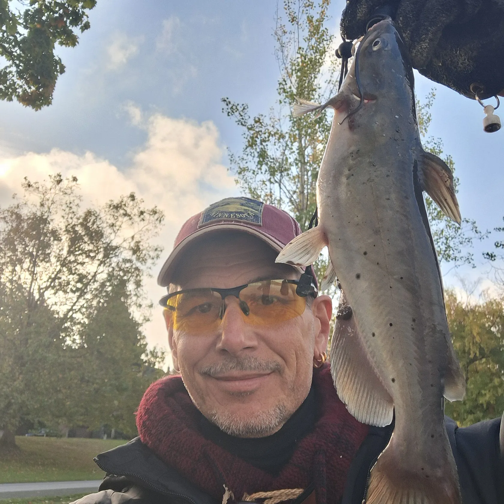 Channel catfish caught on Fishbrain