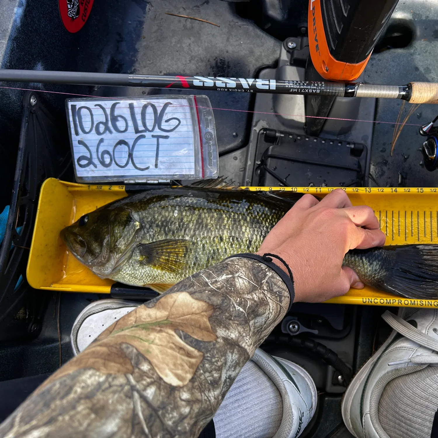 Fish caught on Fishbrain