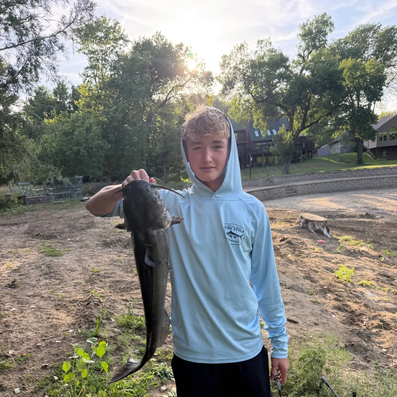 Channel catfish caught on Fishbrain