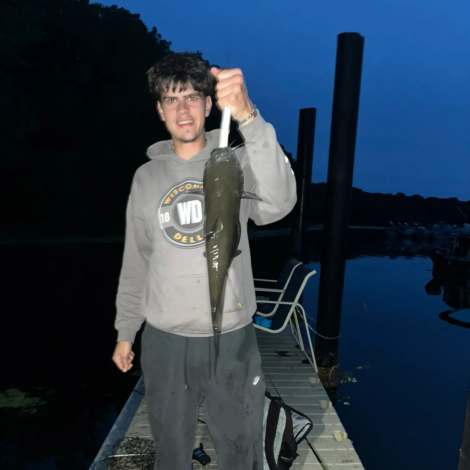 Channel catfish caught on Fishbrain