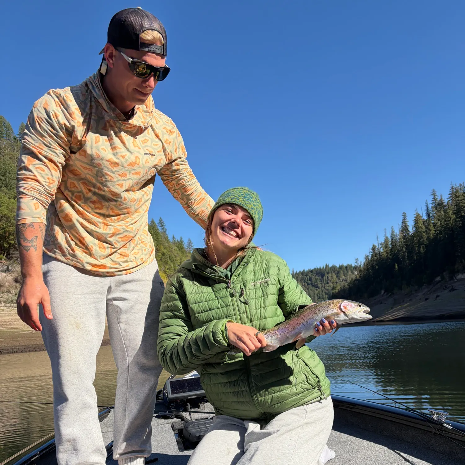 Rainbow trout caught on Fishbrain