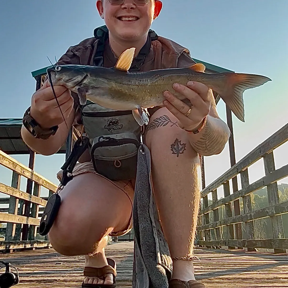 Channel catfish caught on Fishbrain