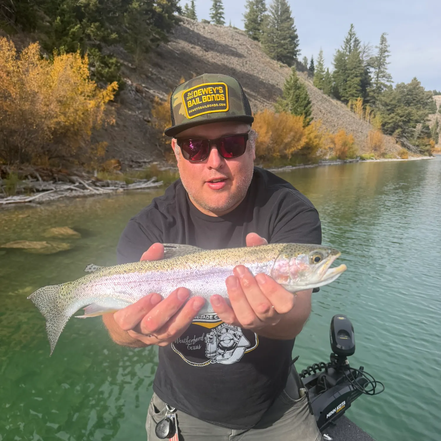 Rainbow trout caught on Fishbrain