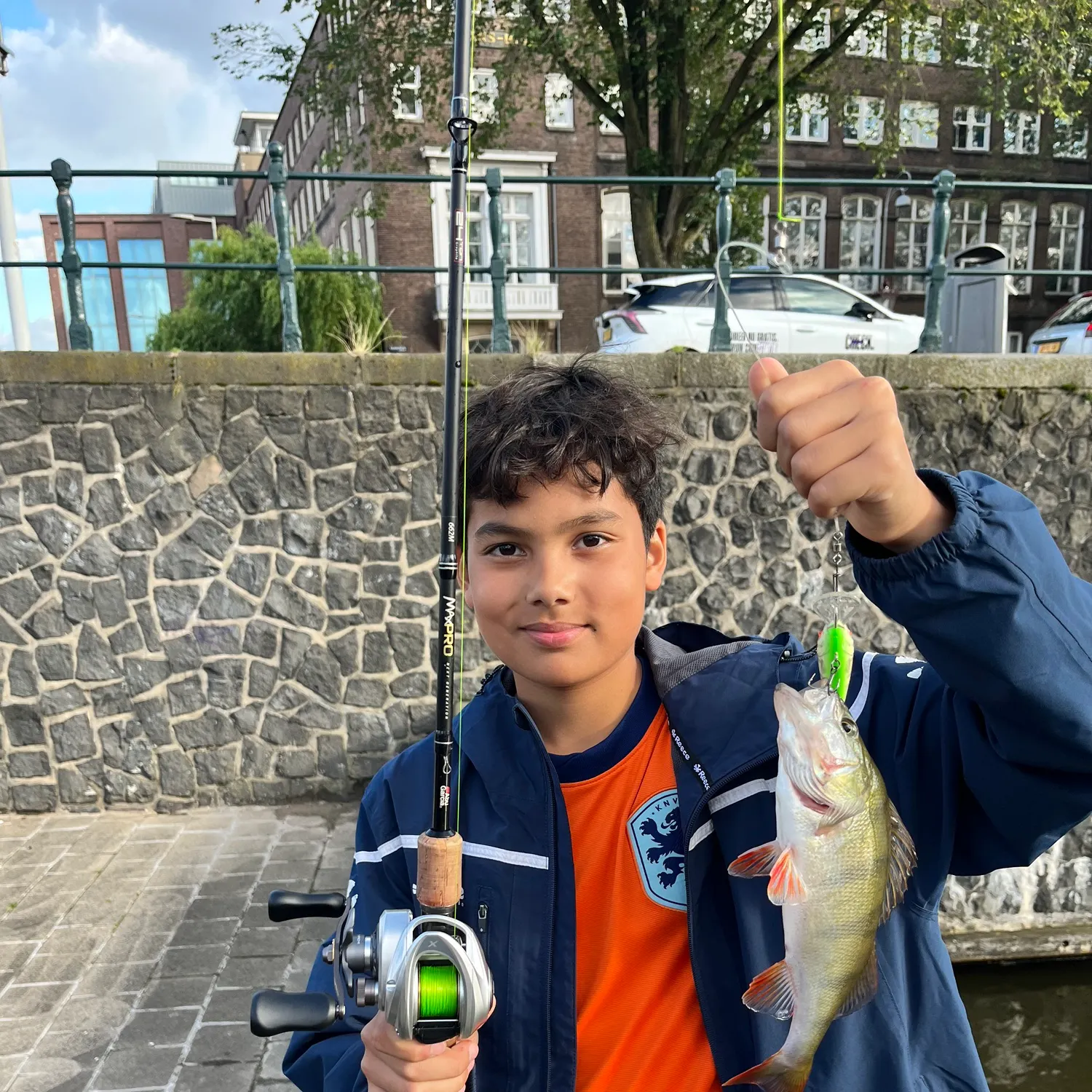 European perch caught on Fishbrain