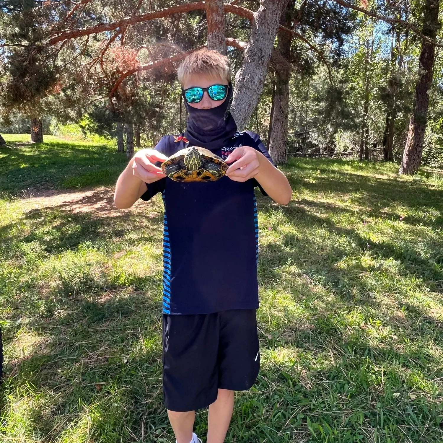 Pond slider turtle caught on Fishbrain