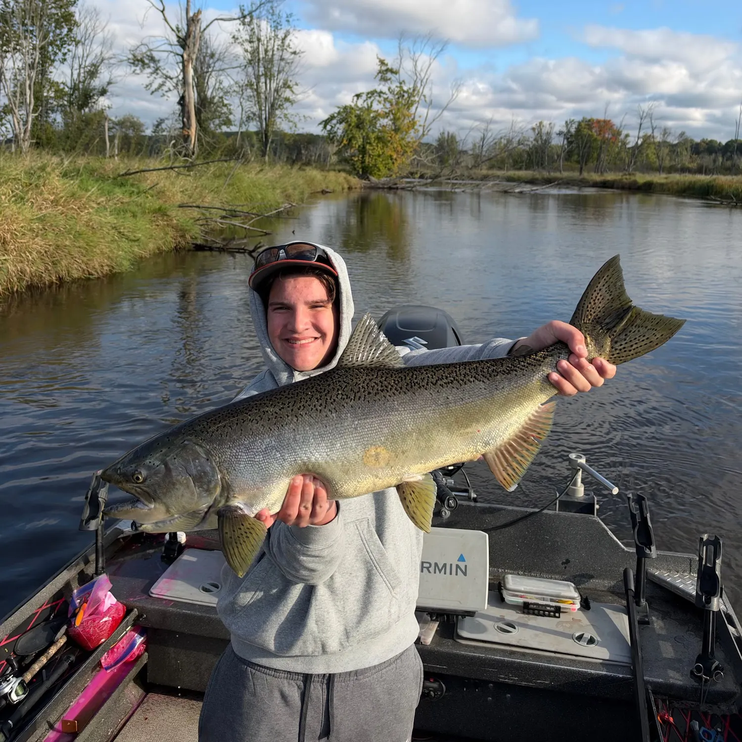 Chinook salmon caught on Fishbrain