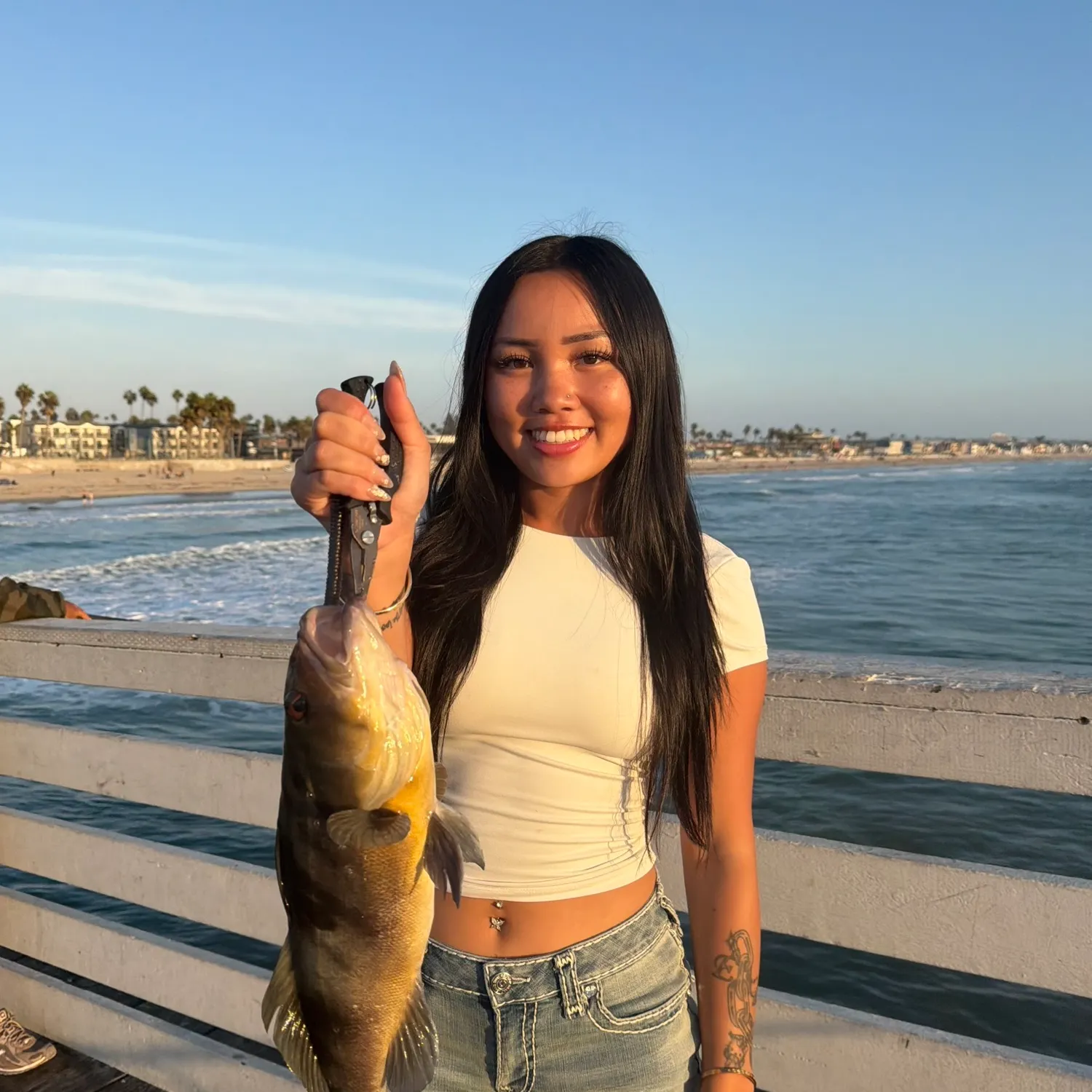 Barred sand bass caught on Fishbrain