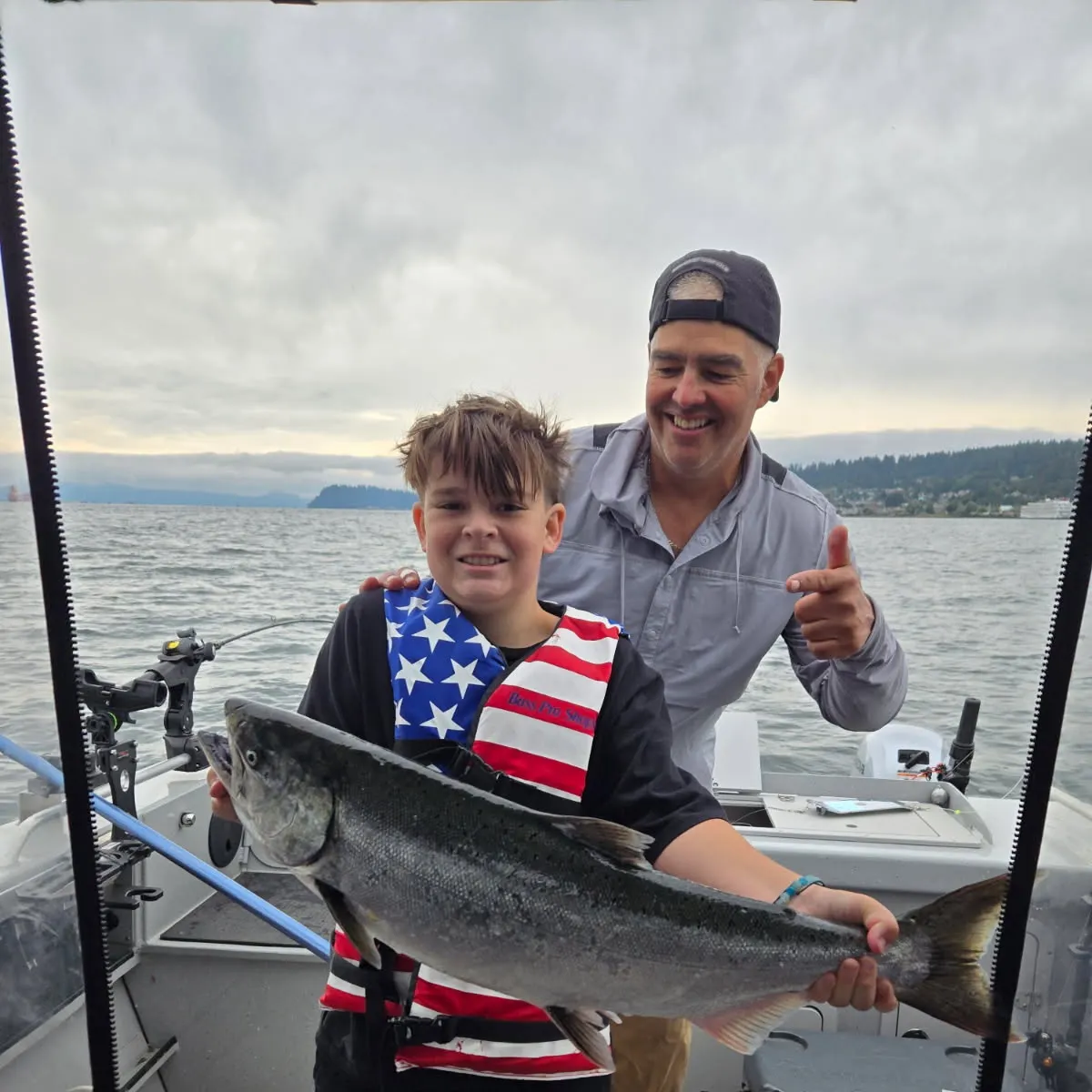 Chinook salmon caught on Fishbrain